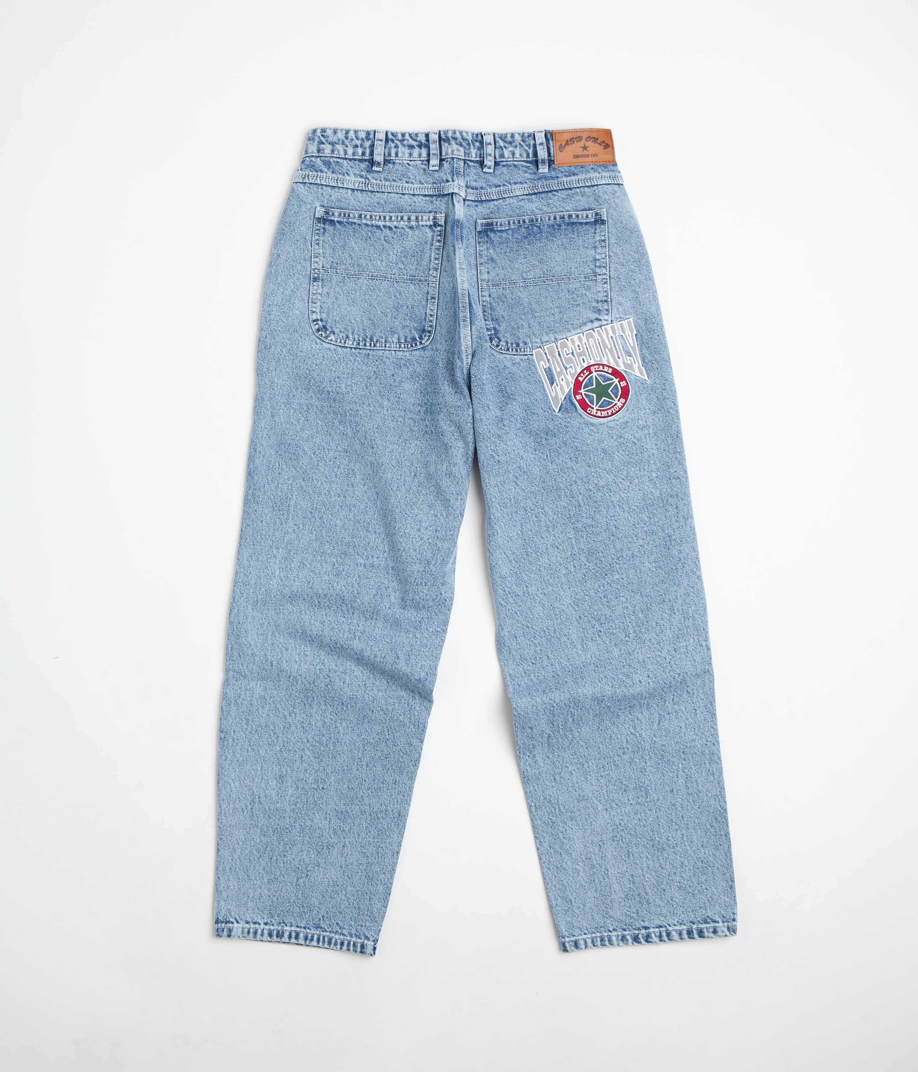Cash Only All Star Baggy Jeans - Faded Indigo - Image 2