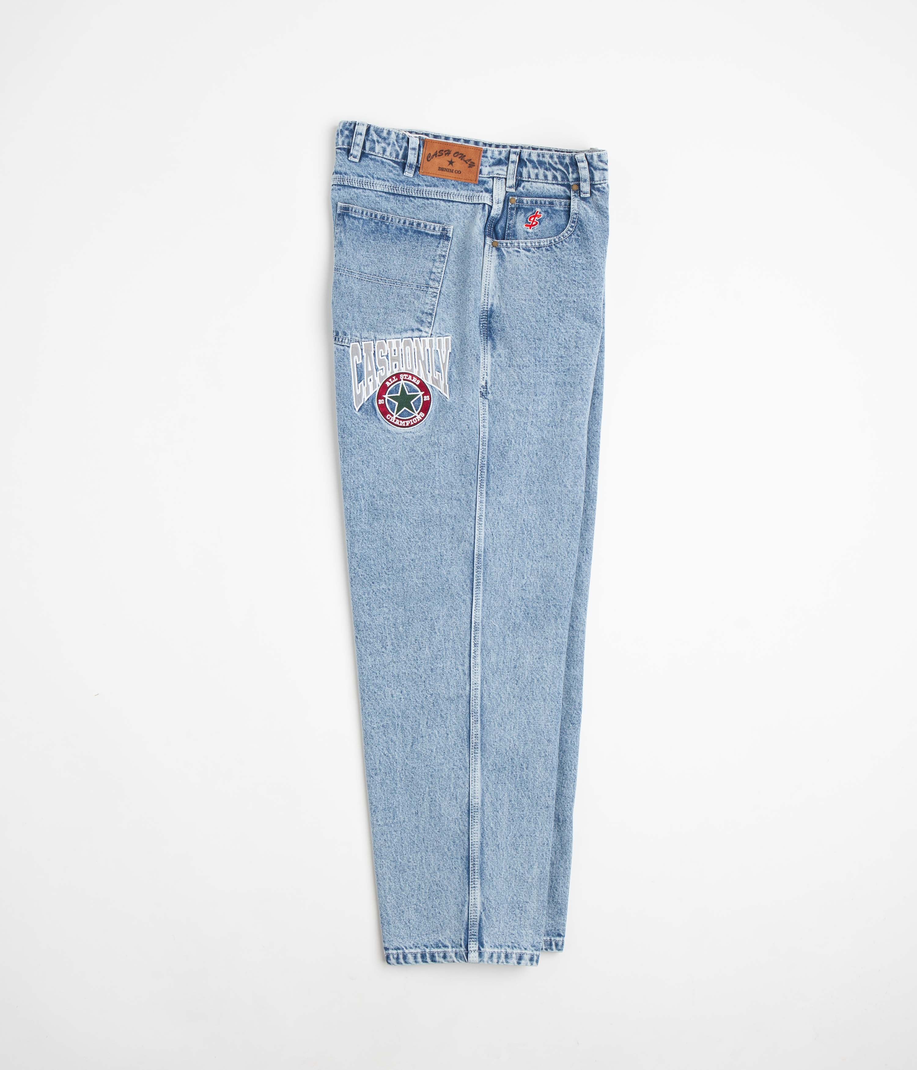 Cash Only All Star Baggy Jeans - Faded Indigo - Image 3