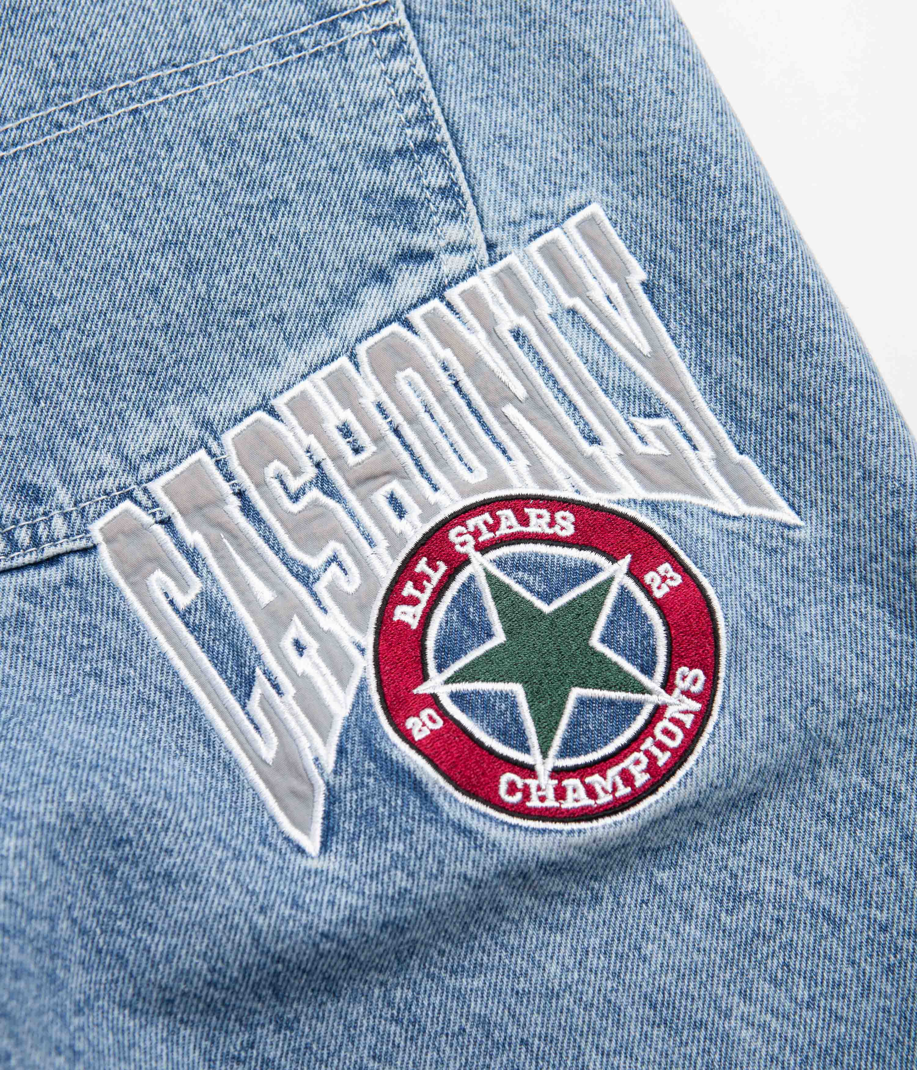 Cash Only All Star Baggy Jeans - Faded Indigo - Image 8