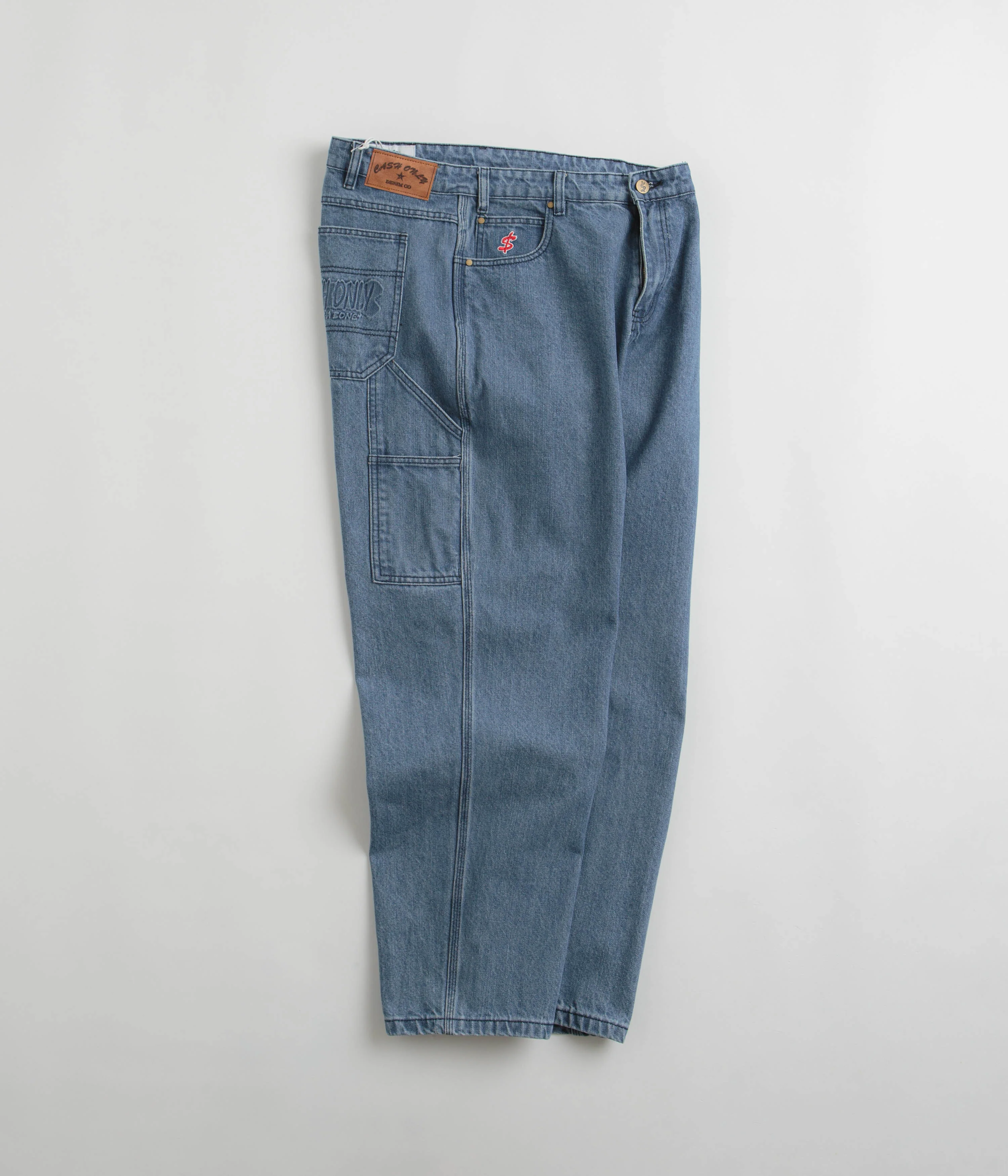 Cash Only Bone Jeans - Streaky Indigo - Image 2