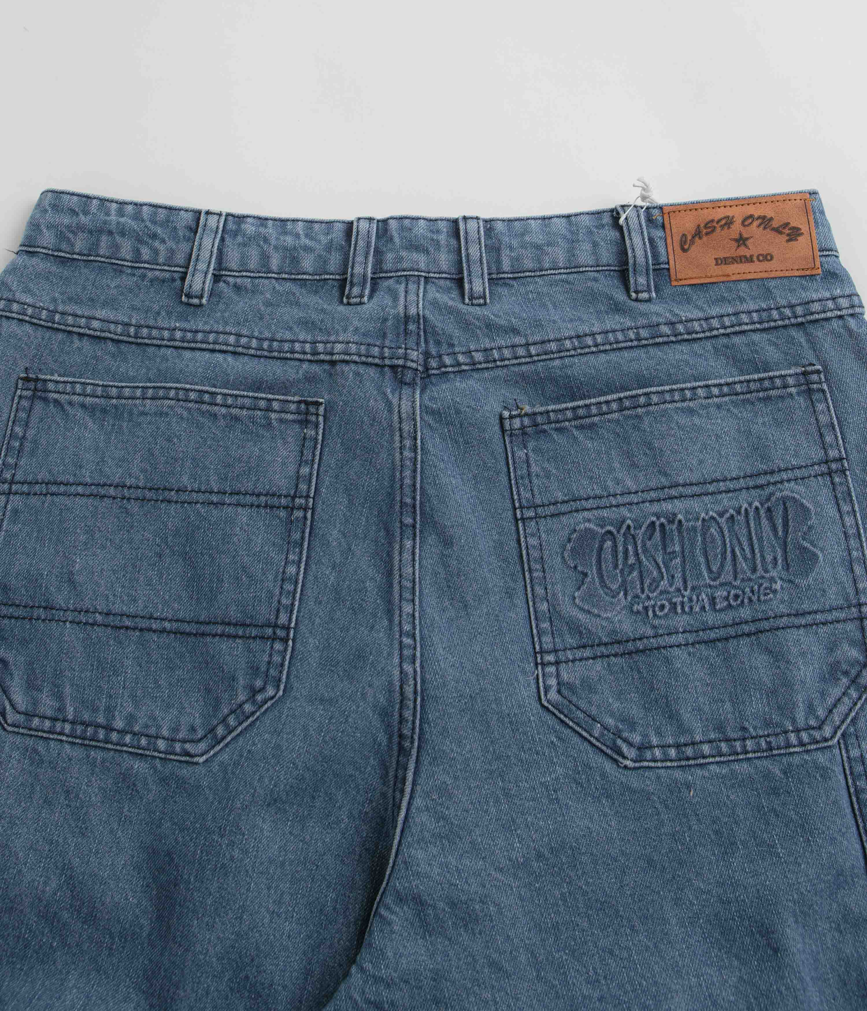 Cash Only Bone Jeans - Streaky Indigo - Image 9