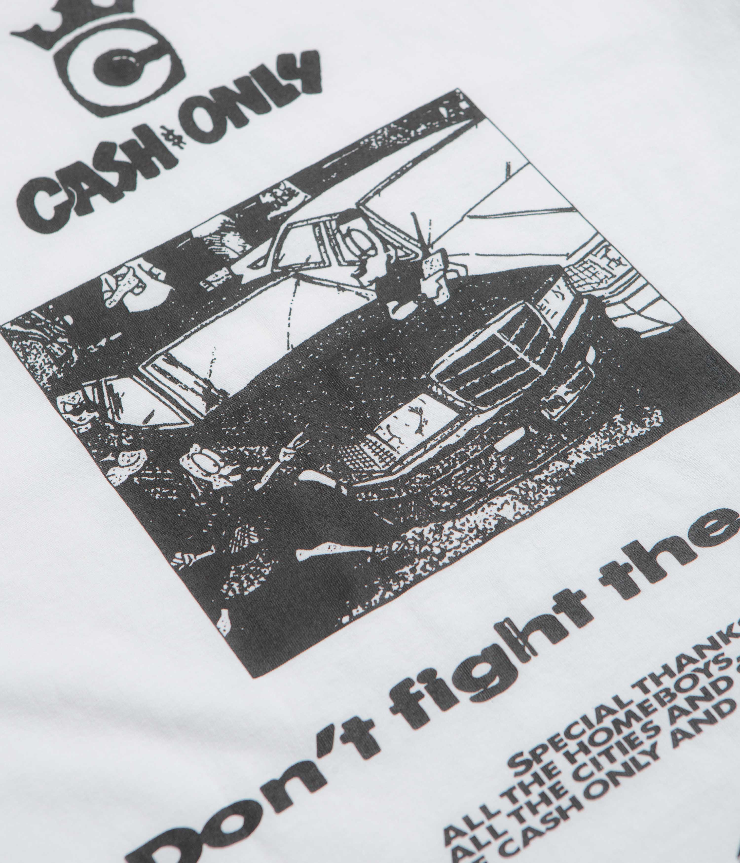 Cash Only Boulevard T-Shirt - White - Image 5