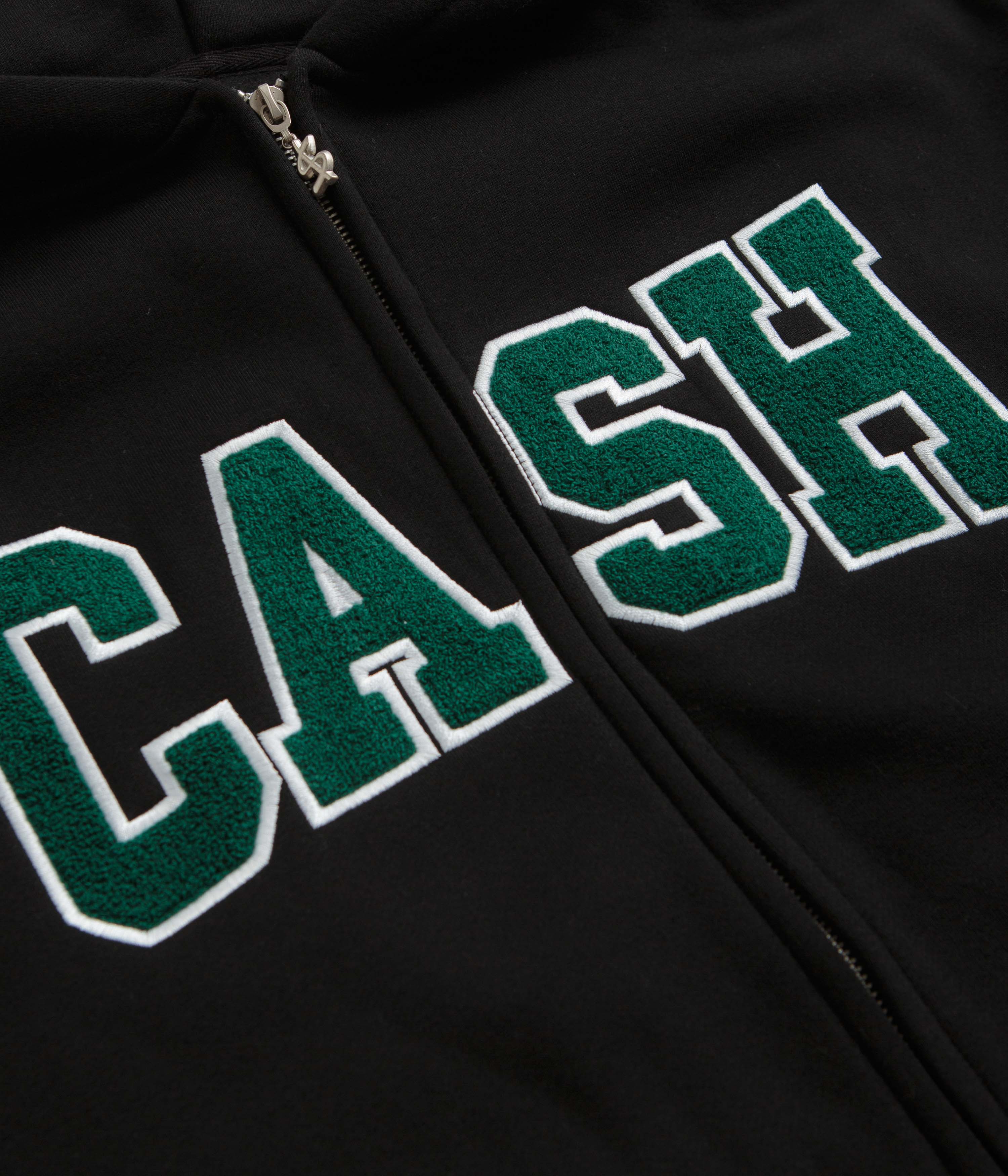 Cash Only Campus Zip-Thru Hoodie - Black - Image 3