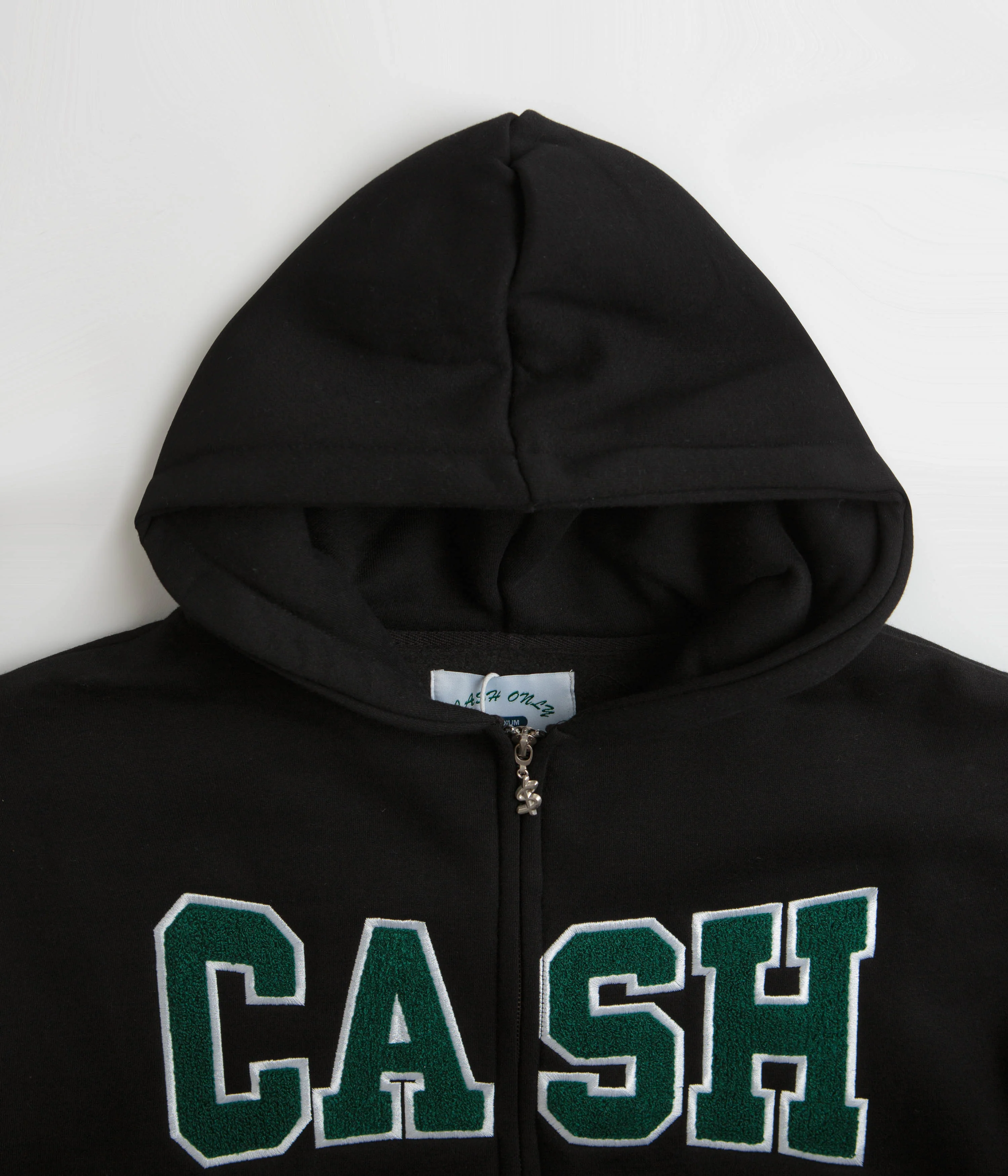 Cash Only Campus Zip-Thru Hoodie - Black - Image 4