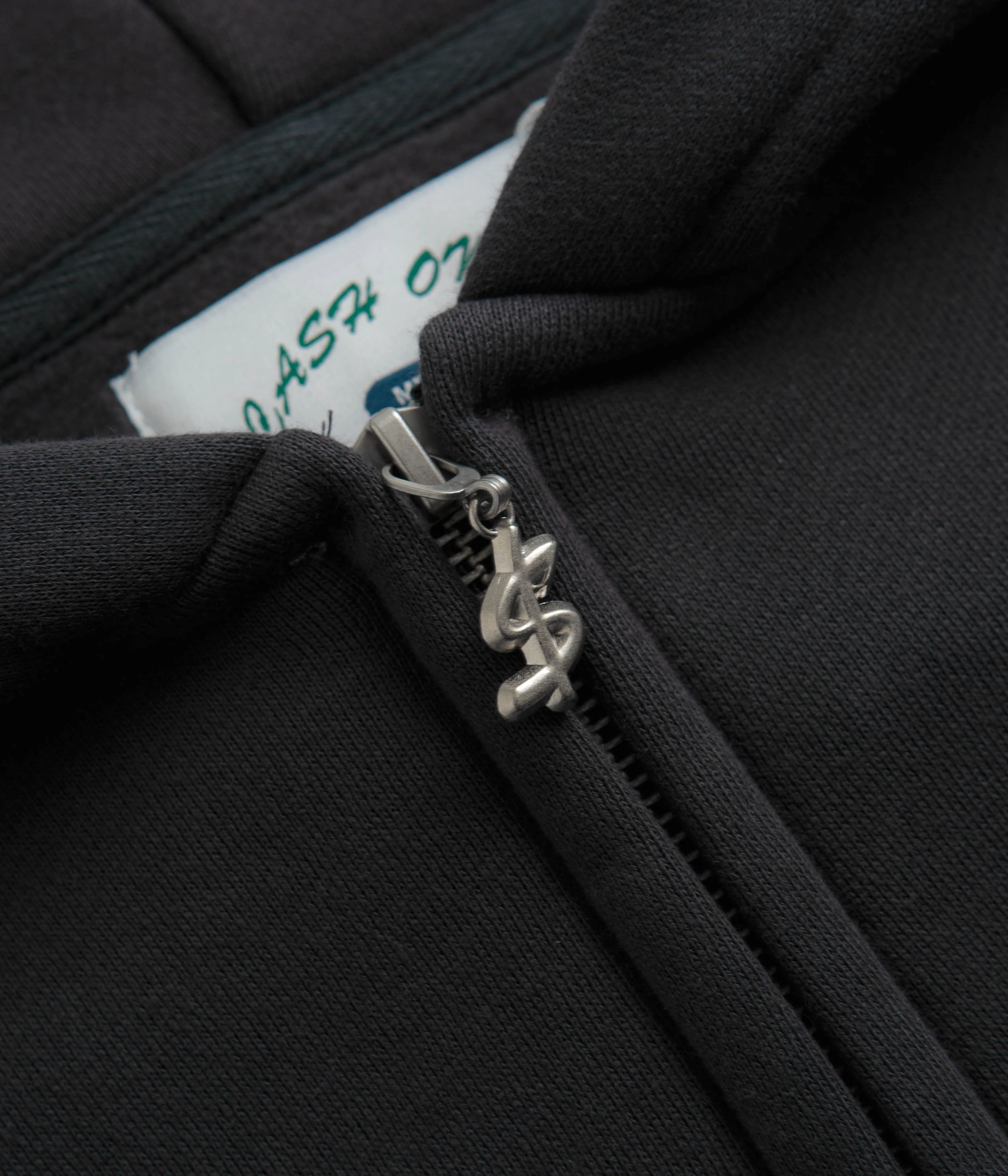 Cash Only Campus Zip-Thru Hoodie - Black / Blue - Image 4