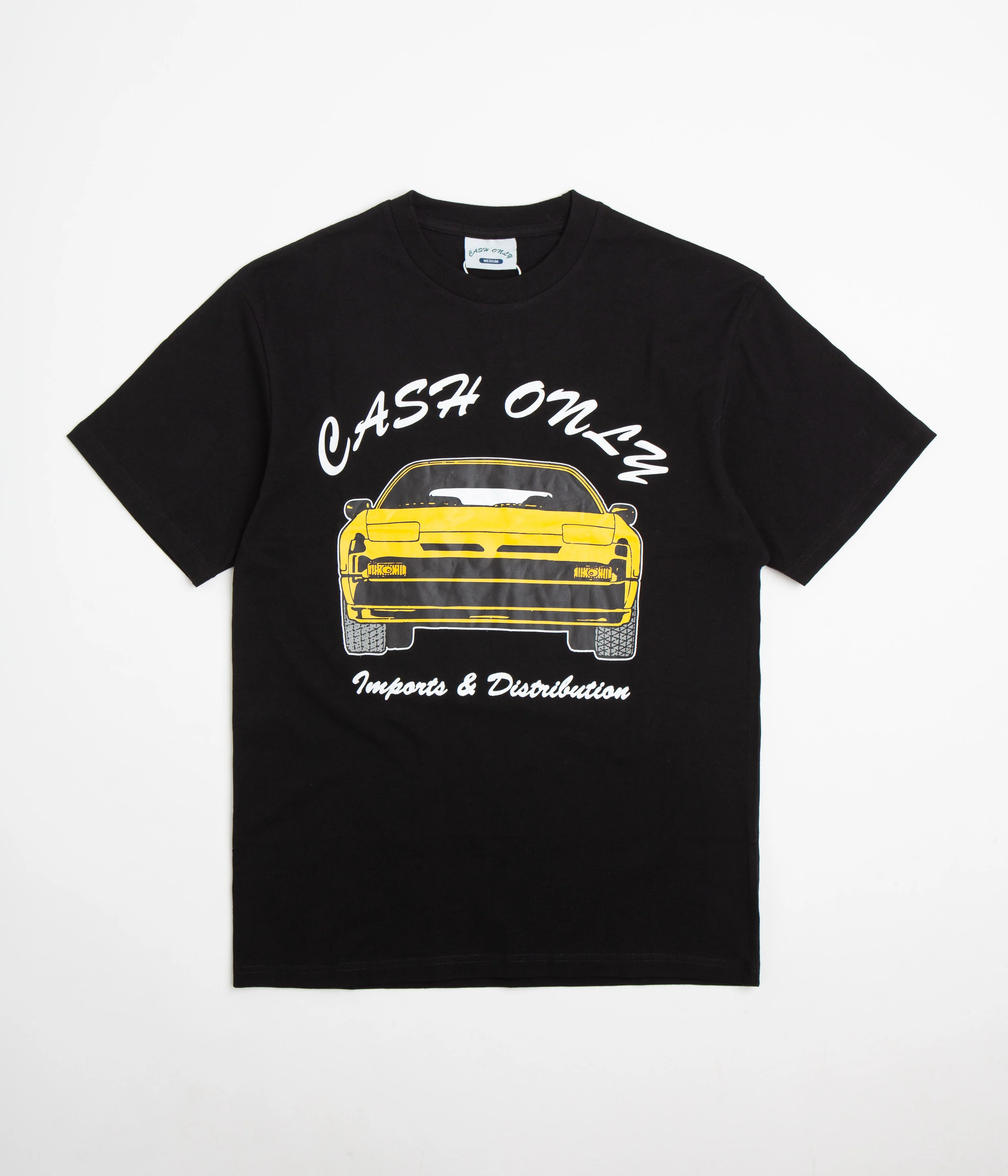 Cash Only Car T-Shirt - Black