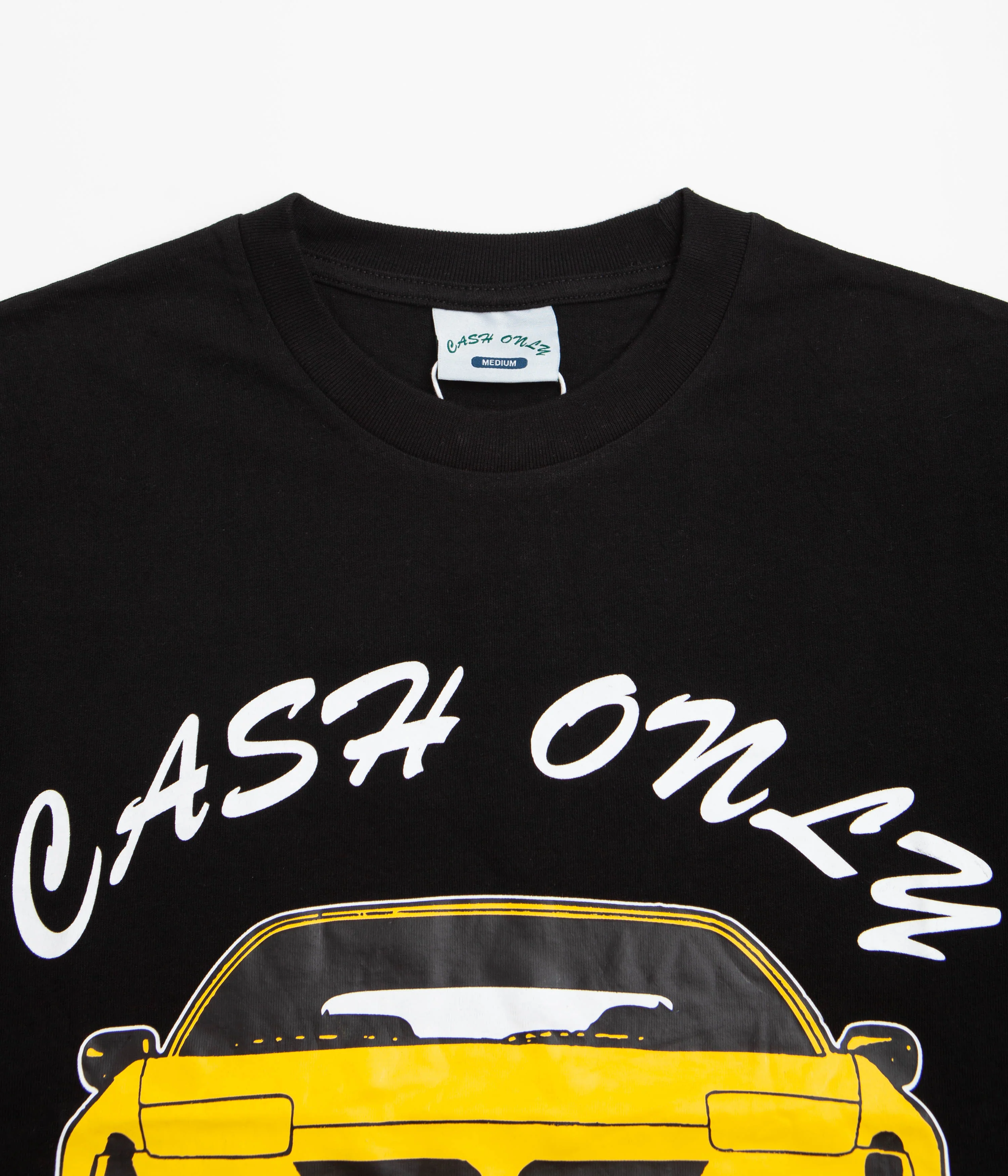 Cash Only Car T-Shirt - Black - Image 3