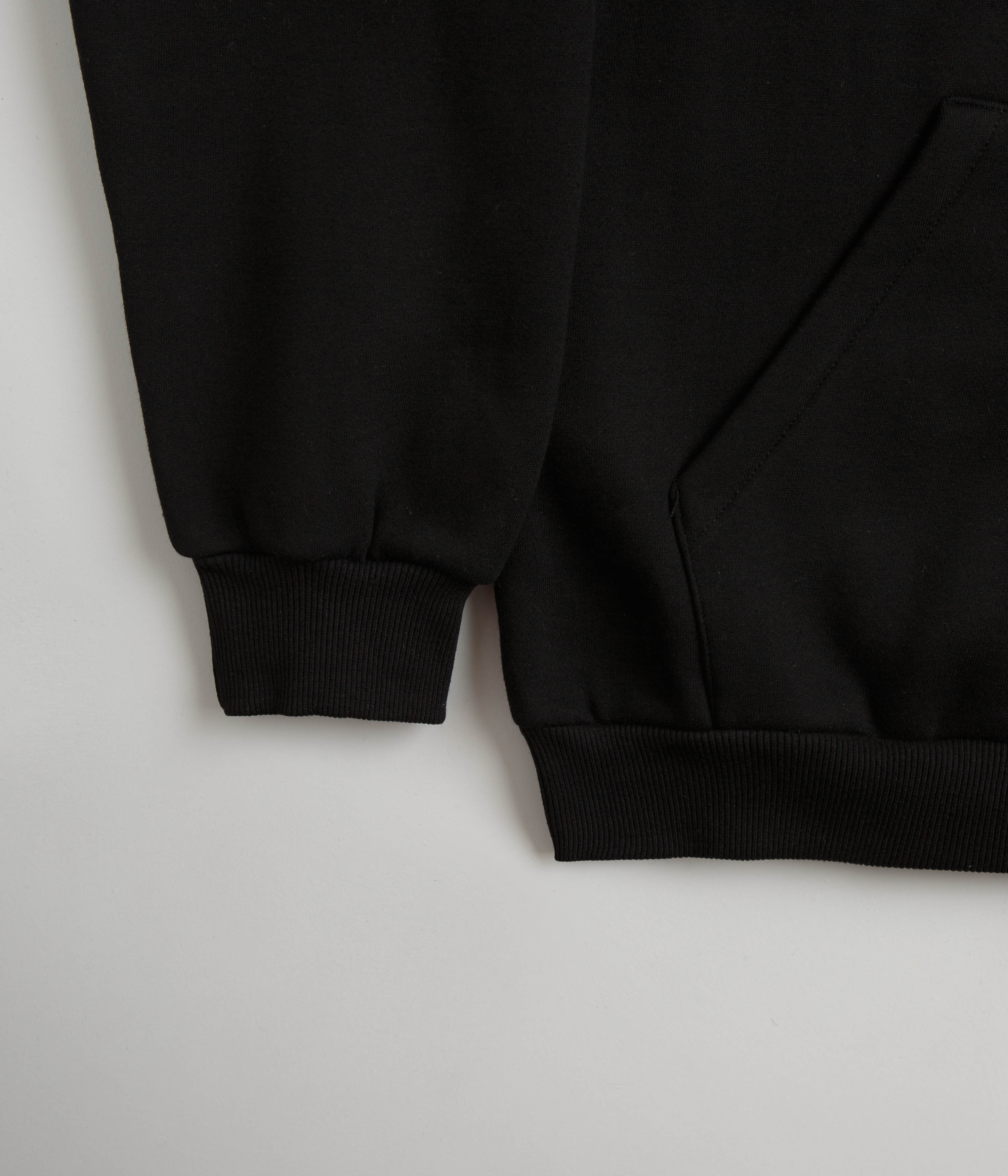 Cash Only Felt Applique Logo Hoodie - Black - Image 2