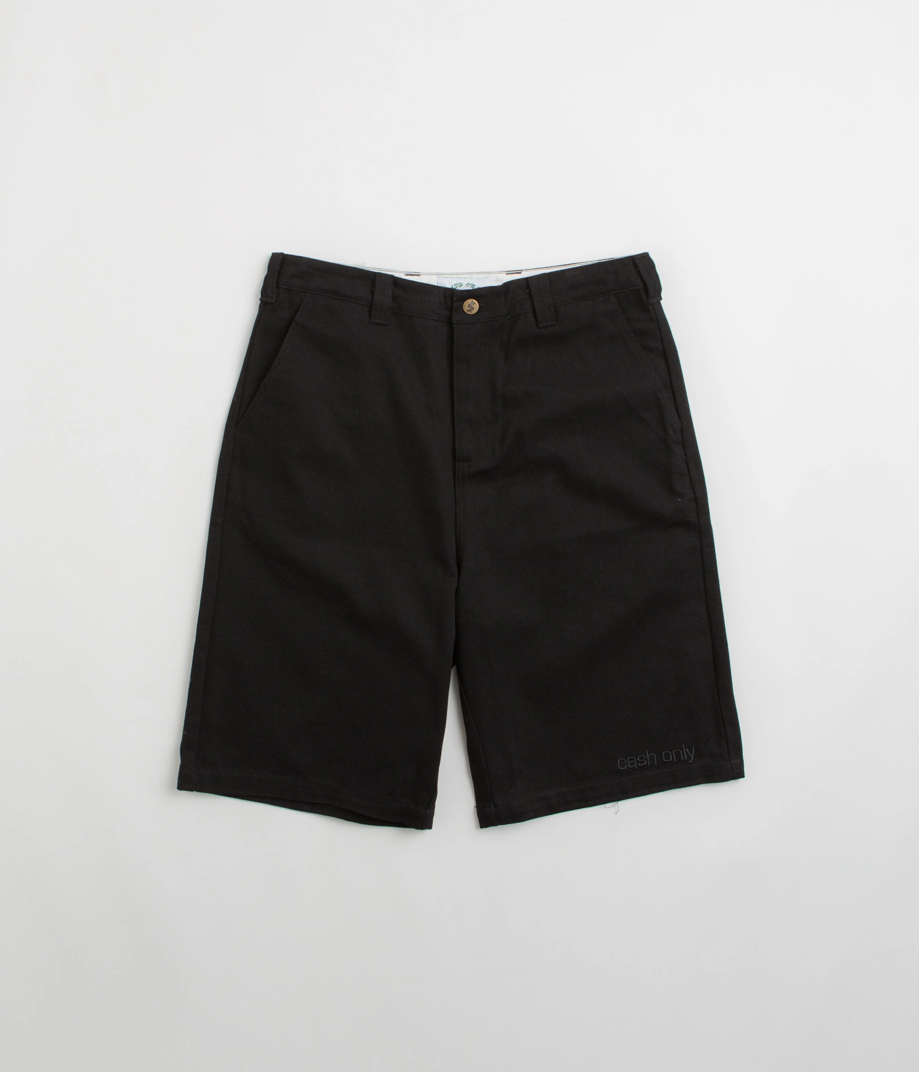 Cash Only Halfway Shorts - Black