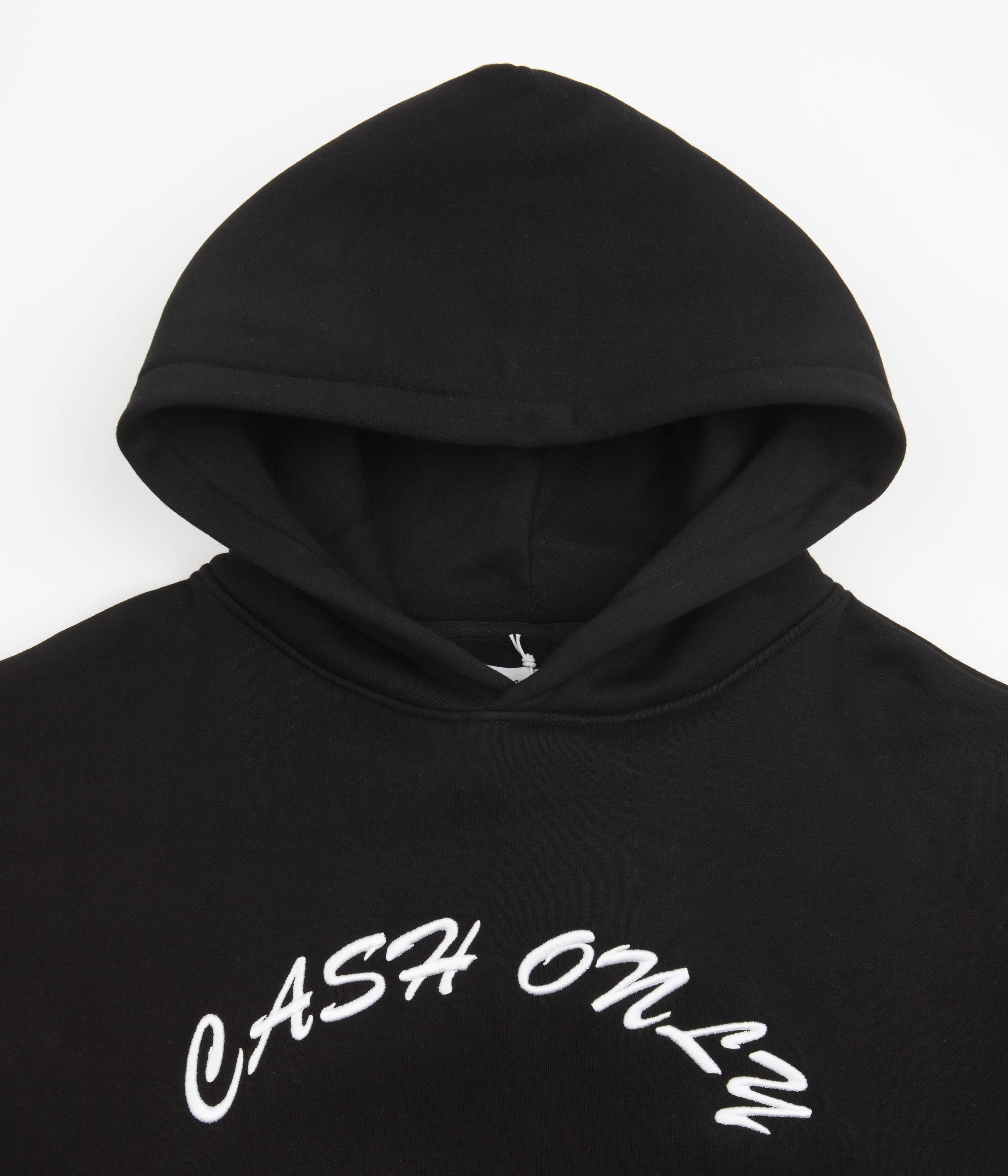 Cash Only Logo Hoodie - Black - Image 4