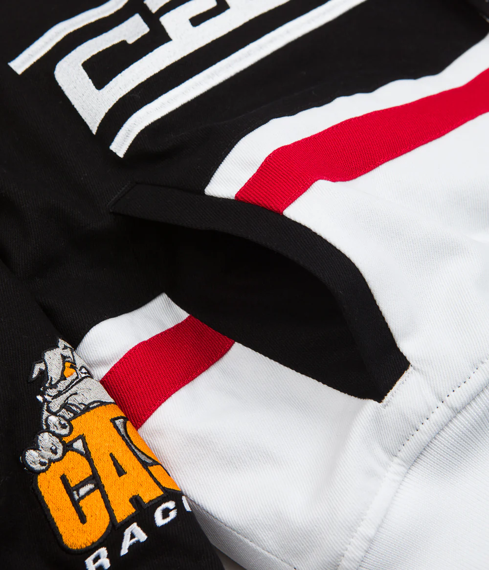 Cash Only Racing Jacket - White / Black - Image 5