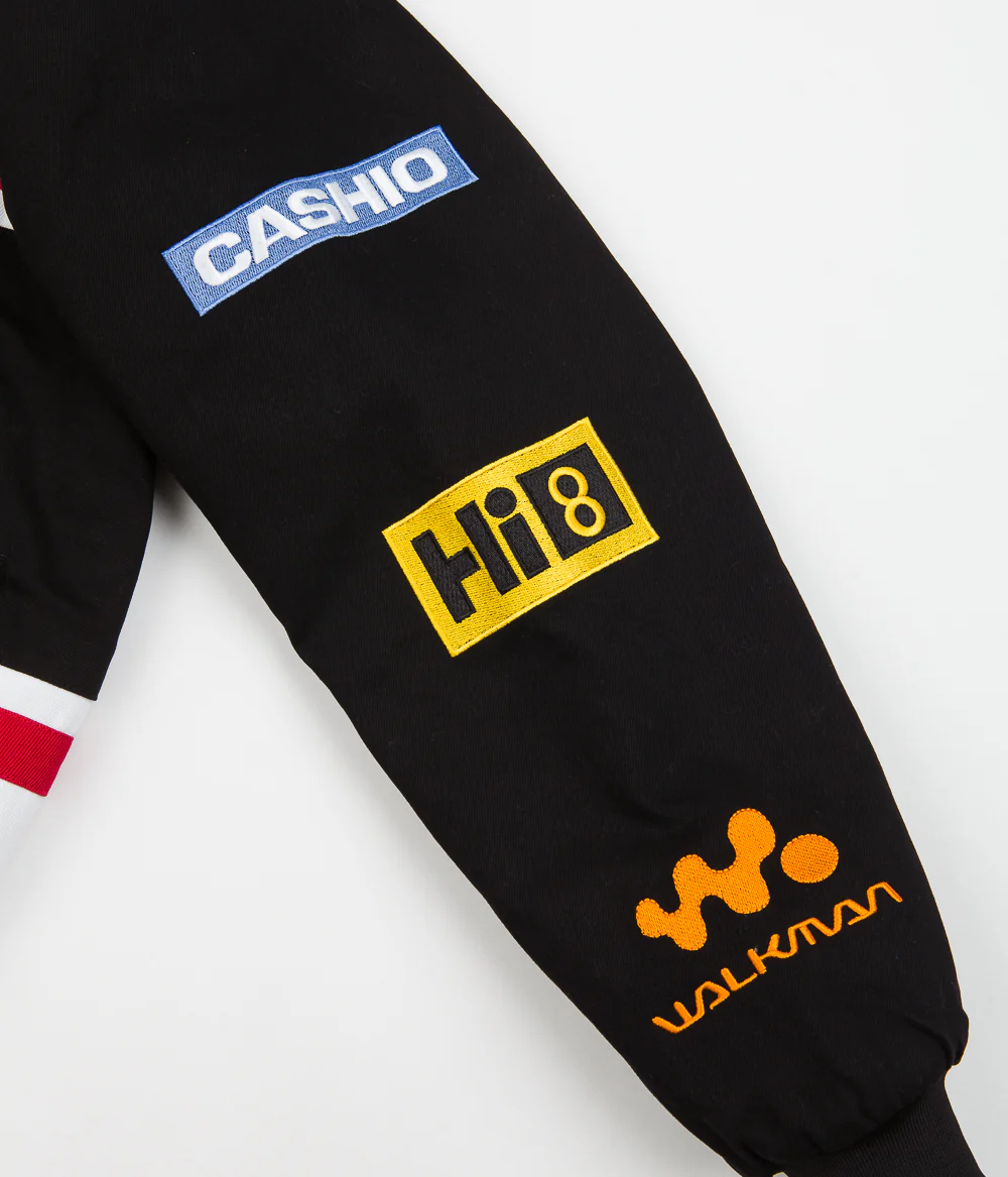 Cash Only Racing Jacket - White / Black - Image 7