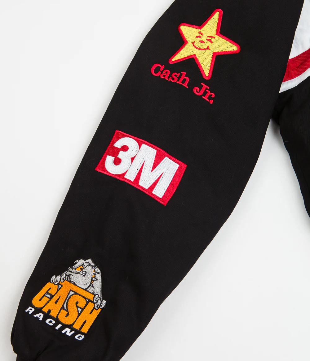 Cash Only Racing Jacket - White / Black - Image 8