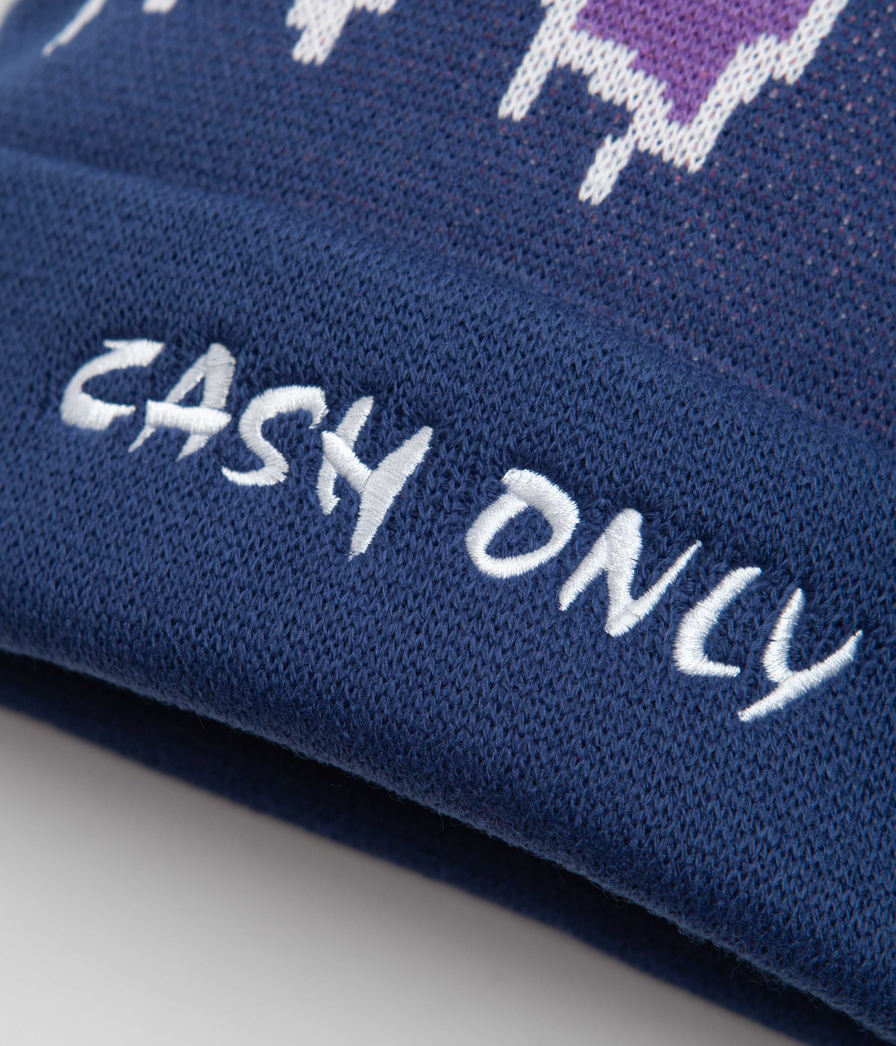 Cash Only Skyline Beanie - Navy - Image 2