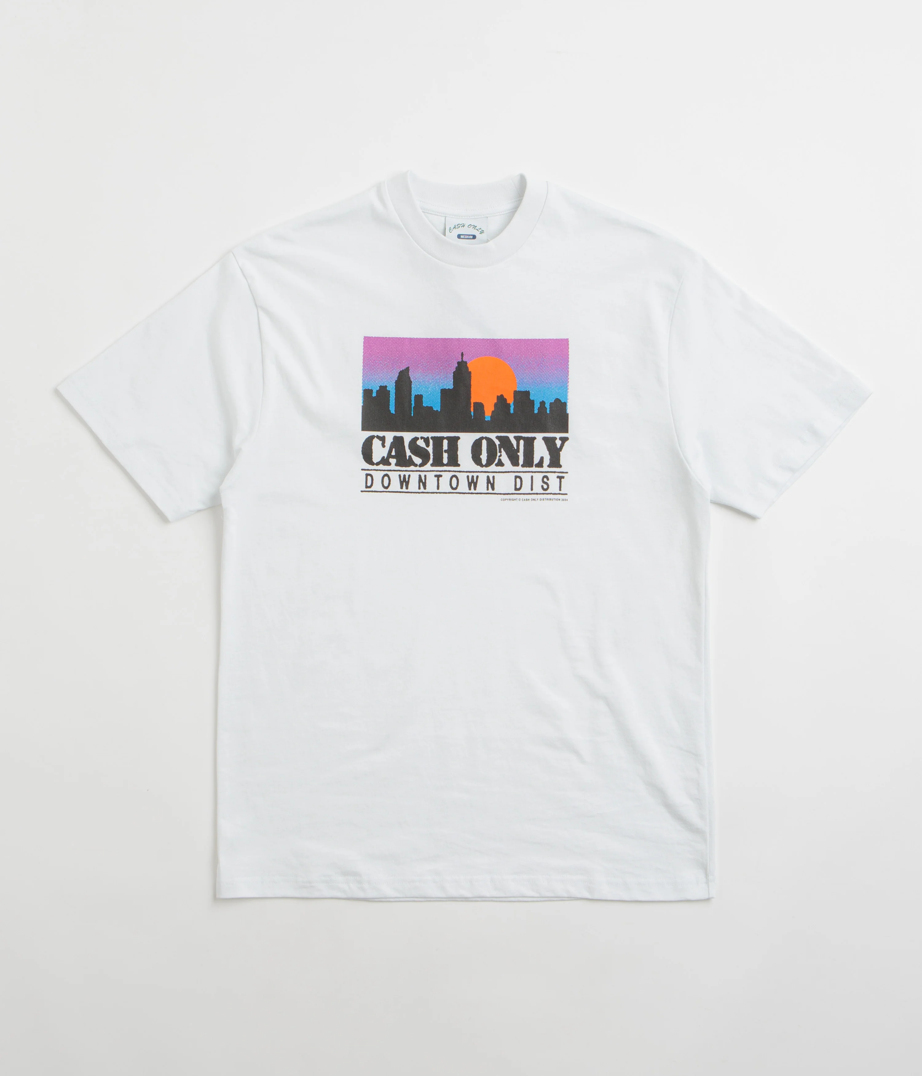 Cash Only Skyline T-Shirt - White