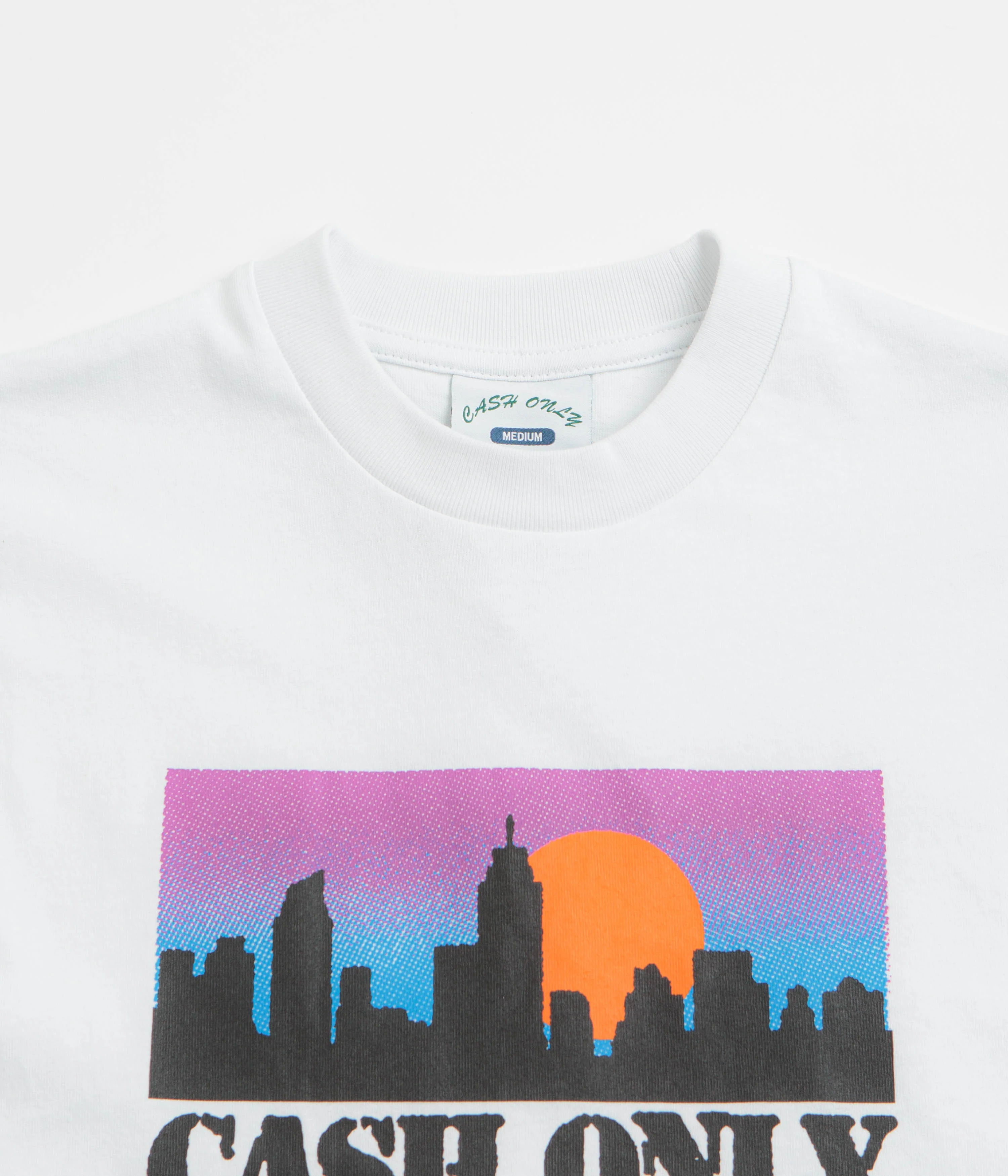 Cash Only Skyline T-Shirt - White - Image 2