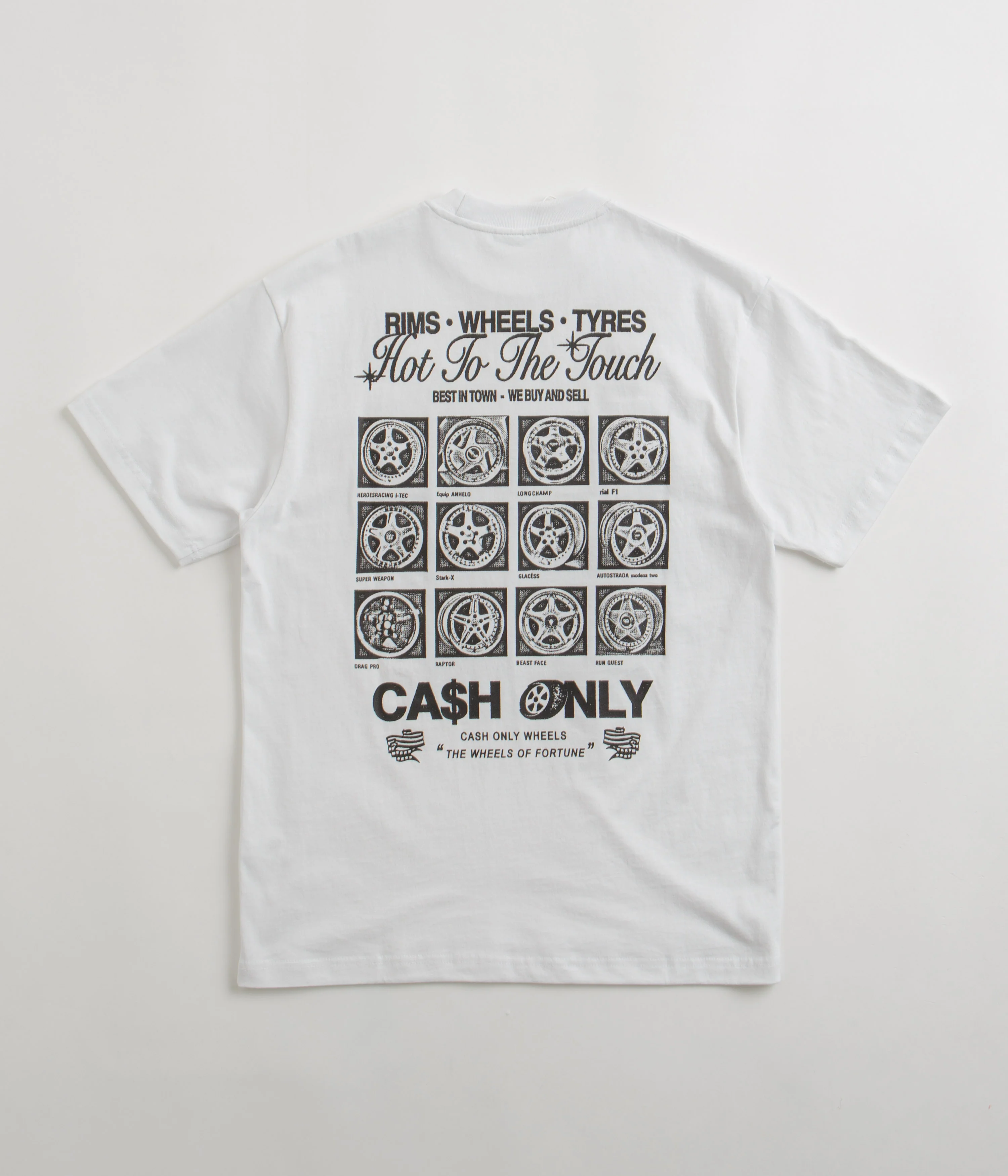 Cash Only Wheels T-Shirt - White - Image 2
