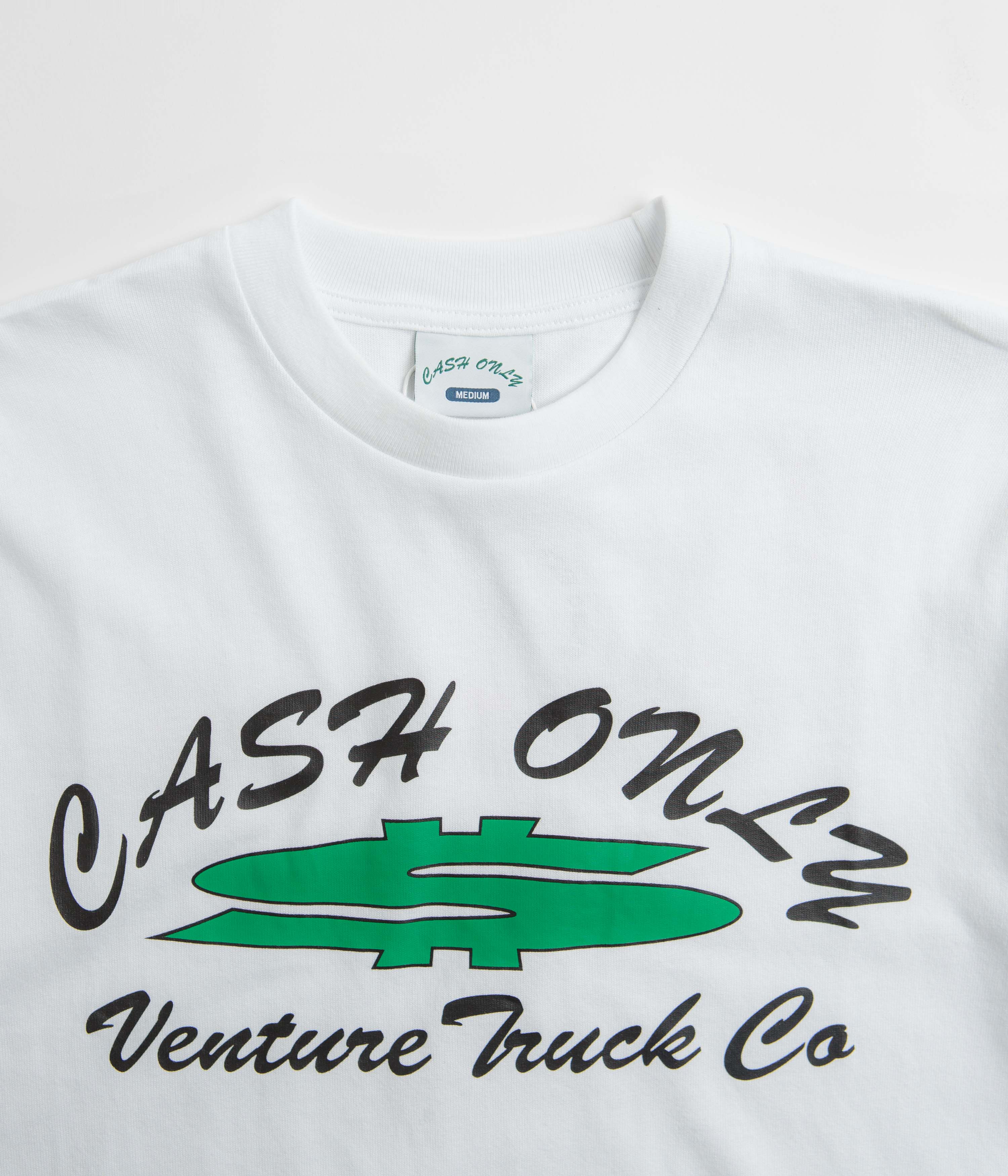 Cash Only x Venture Dollar Sign T-Shirt - White - Image 3
