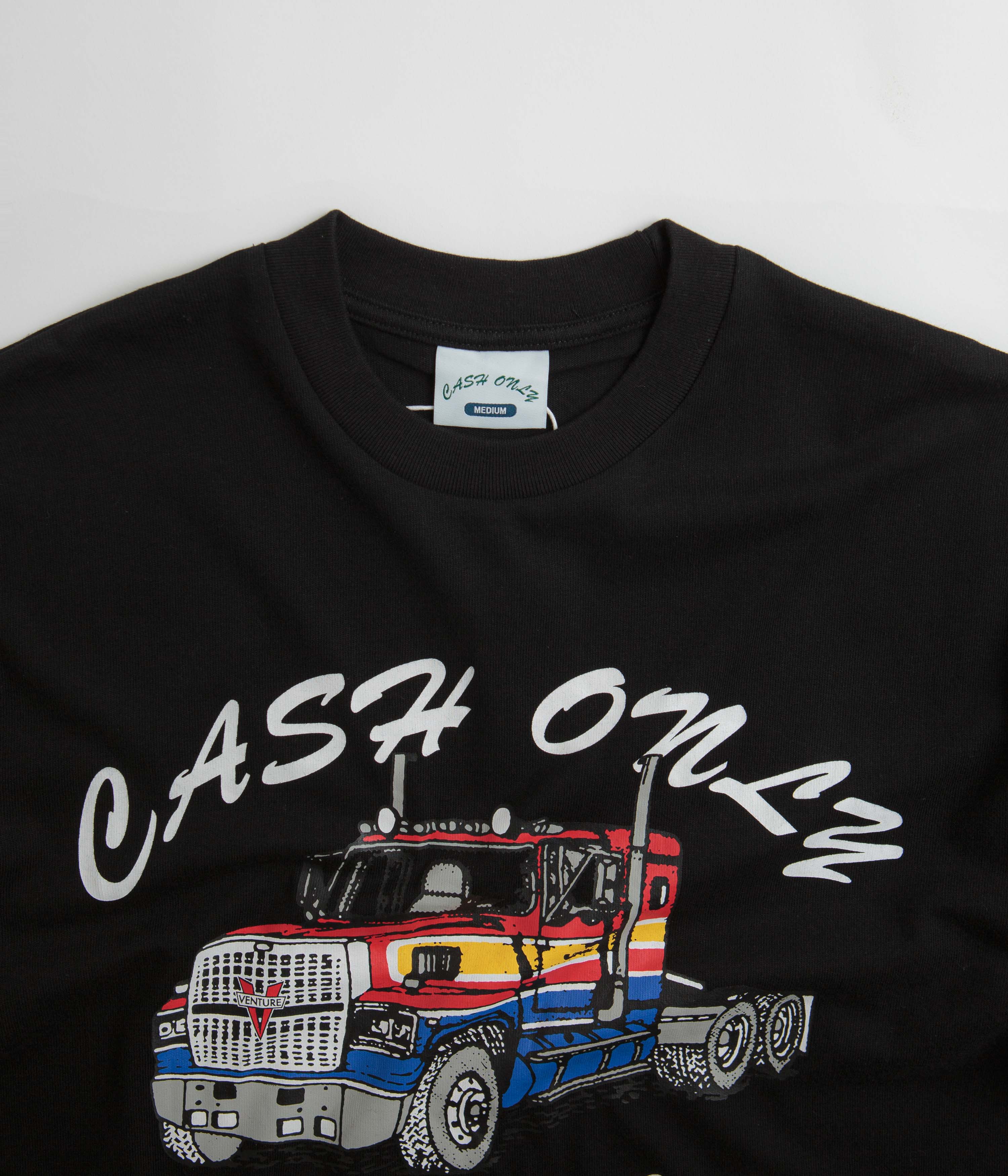 Cash Only x Venture Truck T-Shirt - Black - Image 2