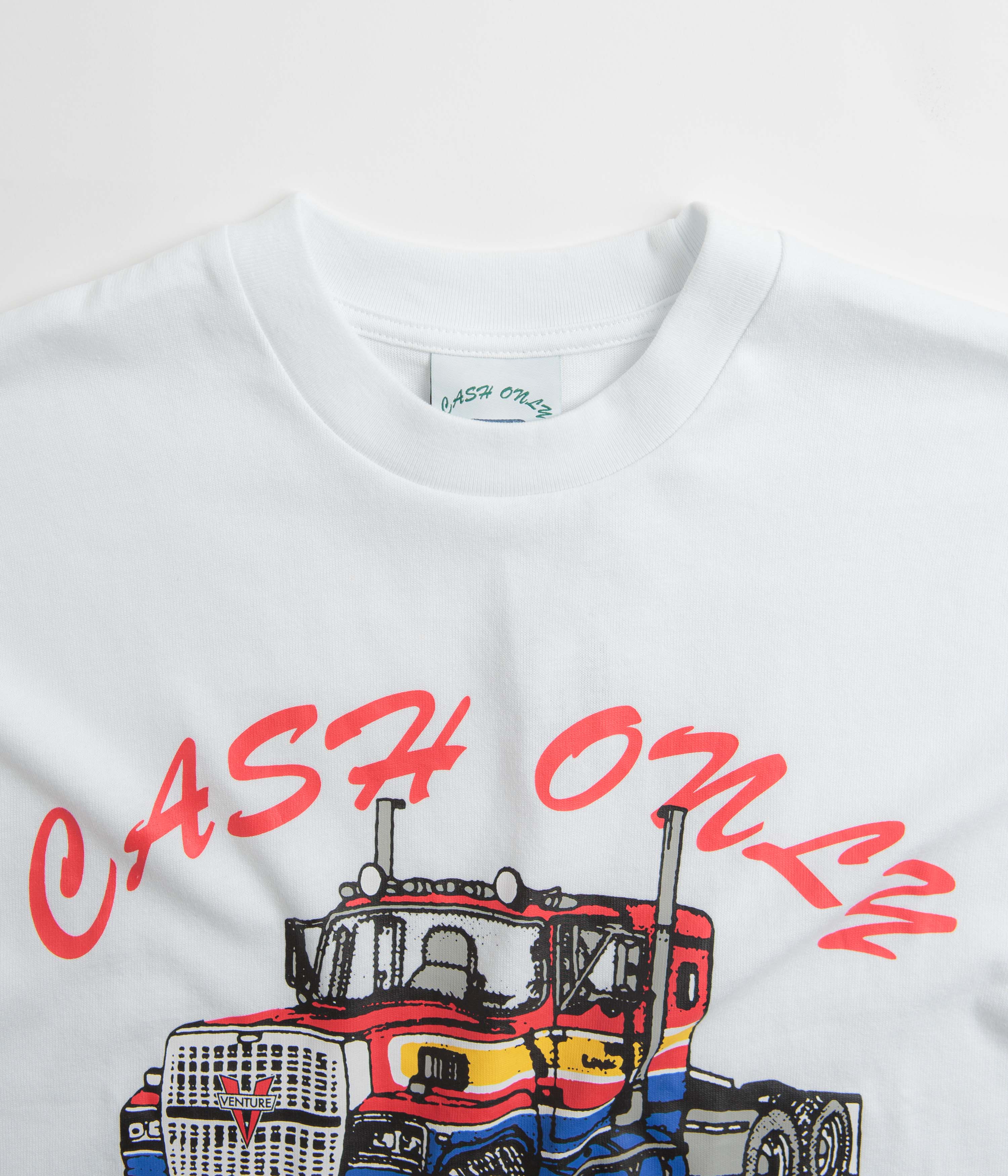 Cash Only x Venture Truck T-Shirt - White - Image 2