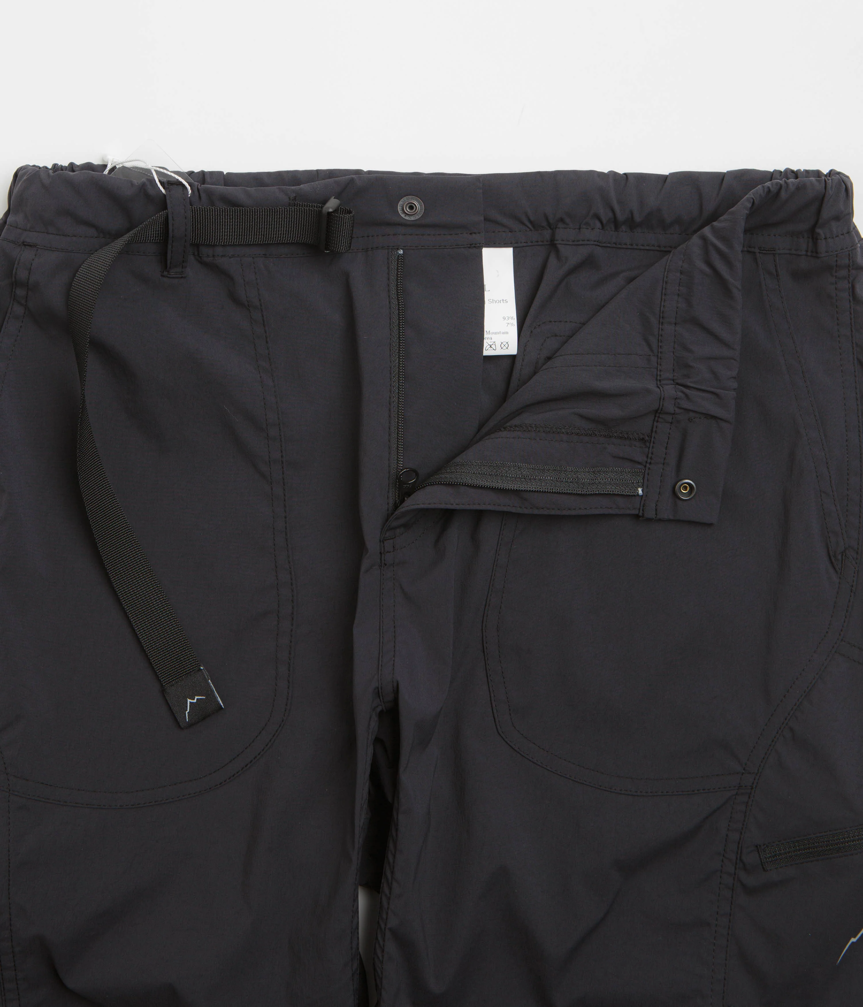 Cayl 6 Pocket Hiking Shorts - Black - Image 7