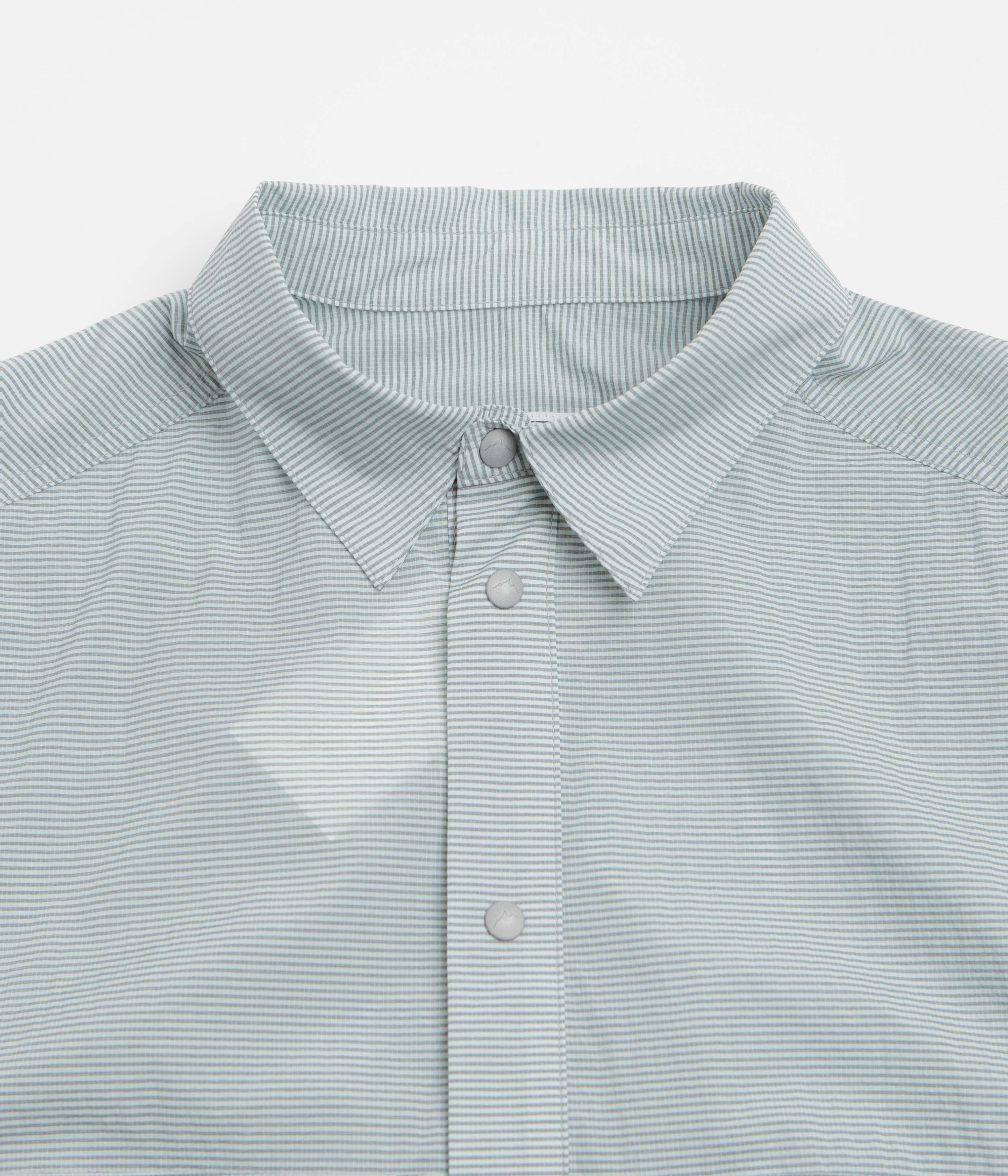 Cayl CHK 2Pocket Short Sleeve Shirt - Light Grey - Image 2