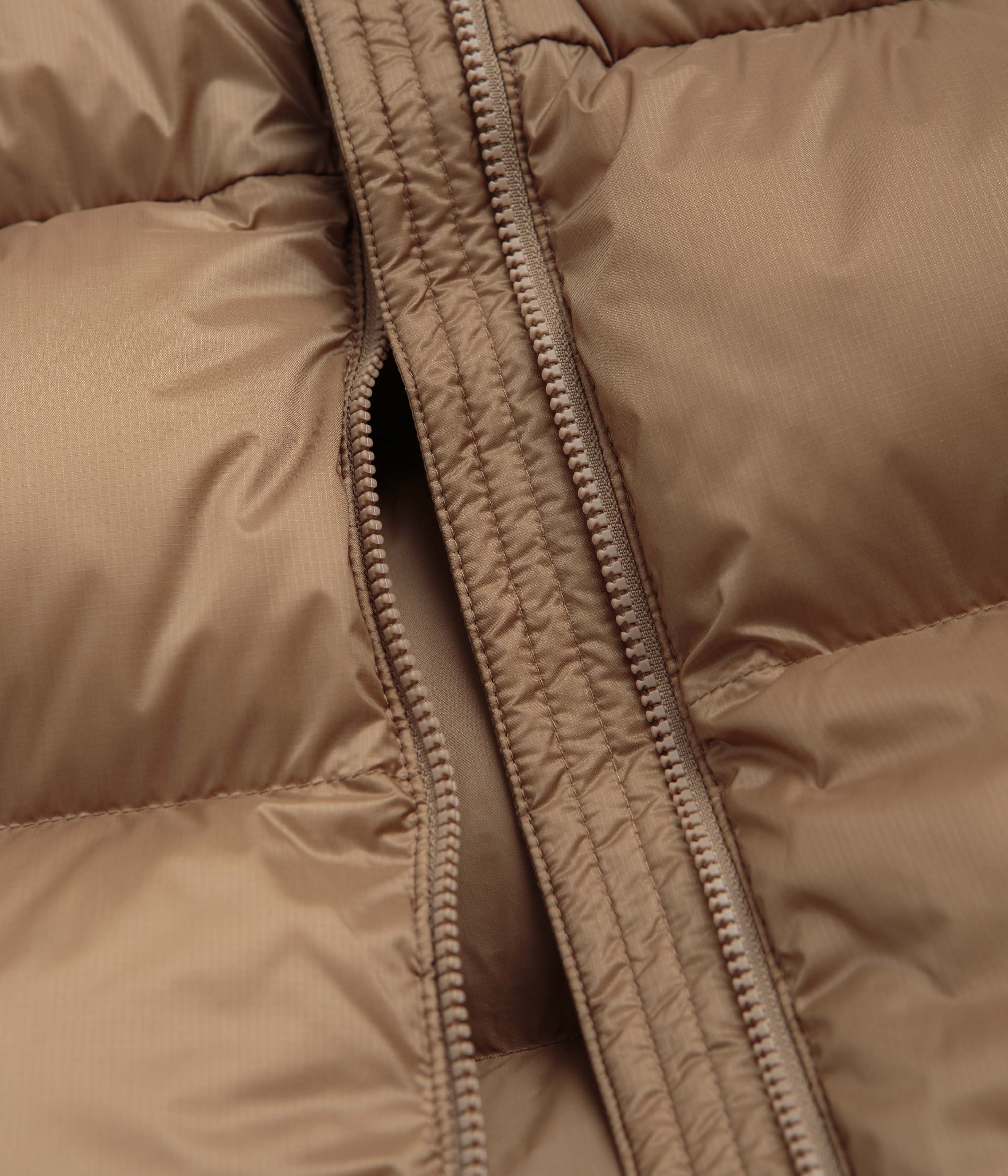 Cayl Down Puffer Jacket - Brown - Image 7