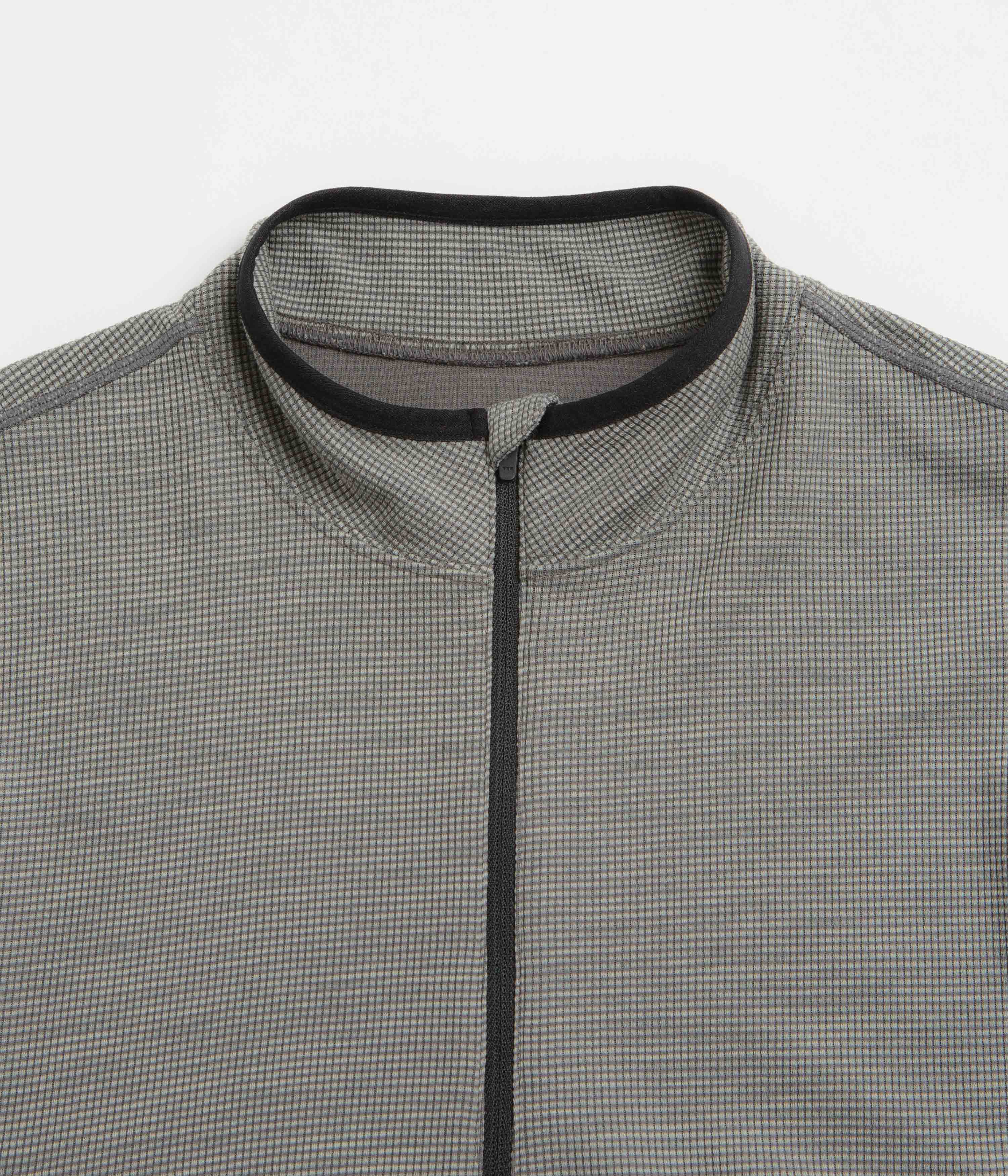 Cayl Live Wool Mix Half Zip Sweatshirt - Charcoal - Image 3