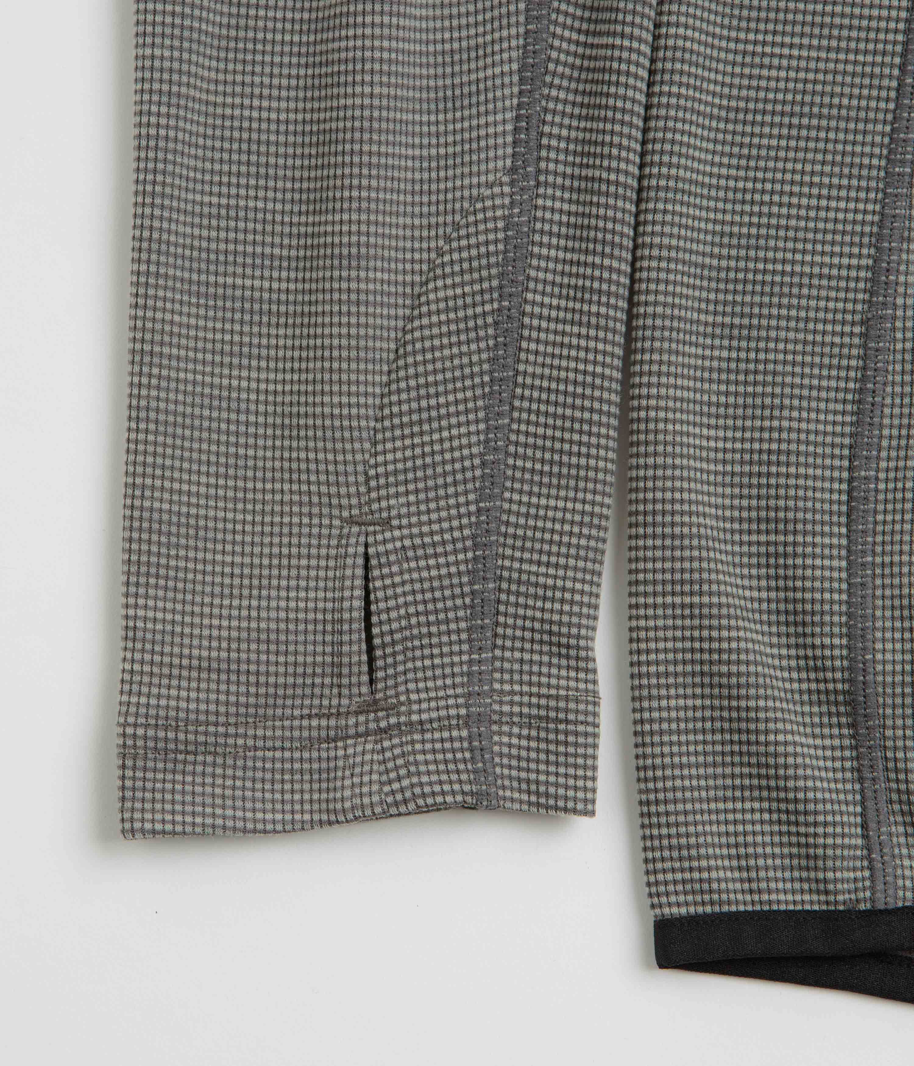 Cayl Live Wool Mix Half Zip Sweatshirt - Charcoal - Image 5