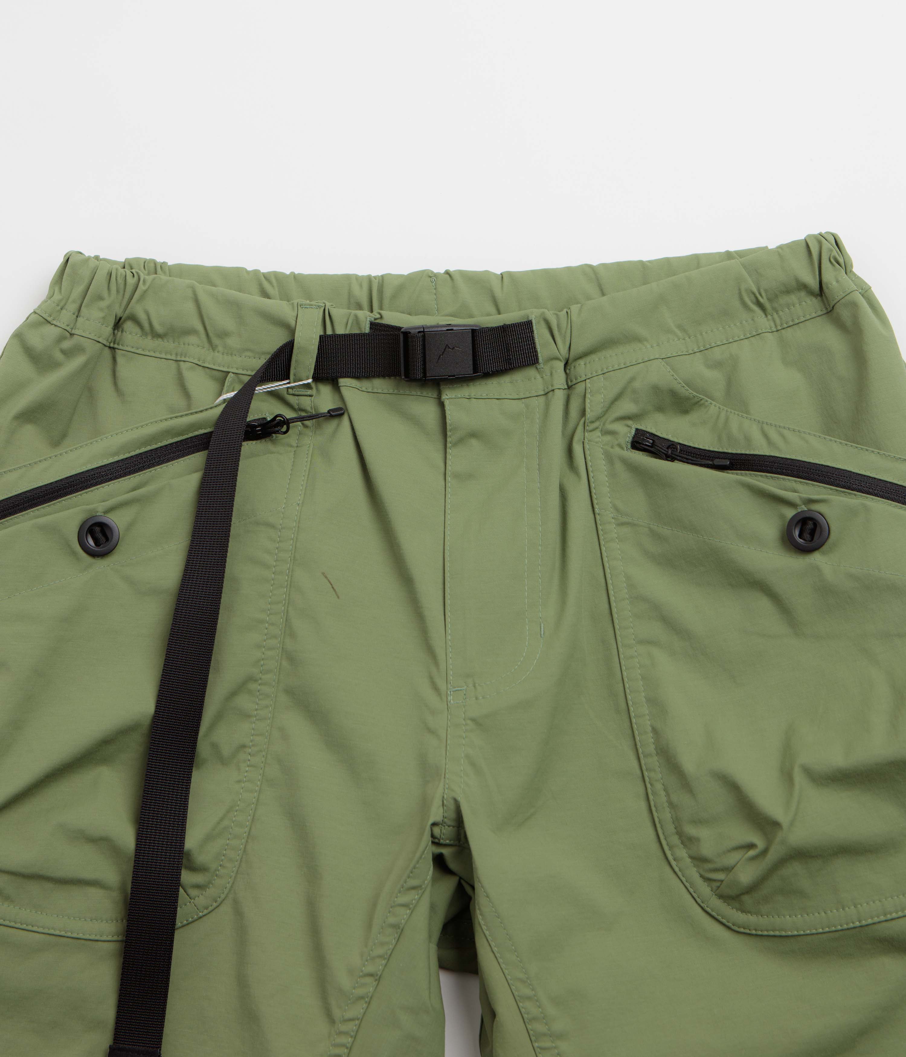 Cayl NC Button Pocket Shorts - Green - Image 6