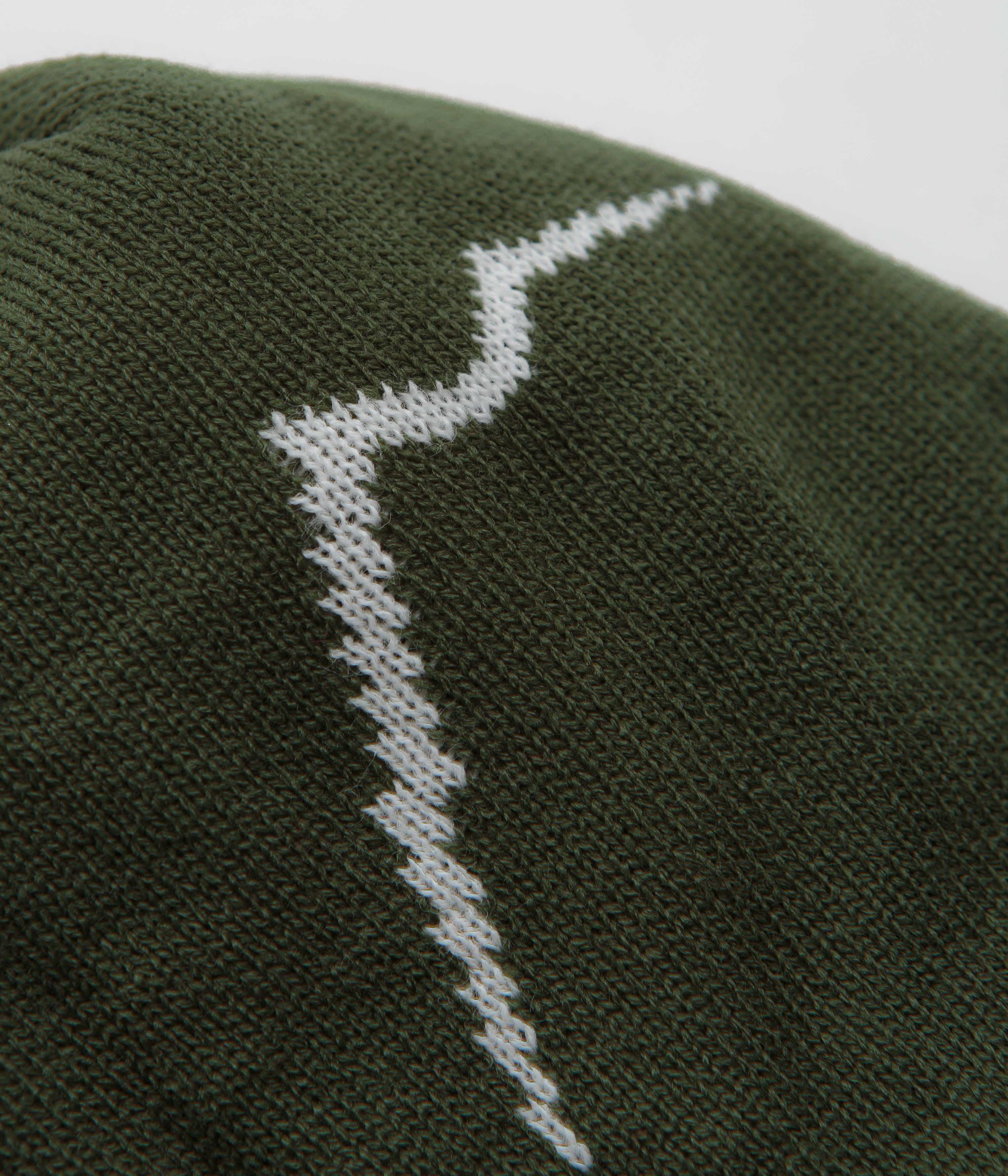 Cayl Short Logo Beanie - Olive - Image 2