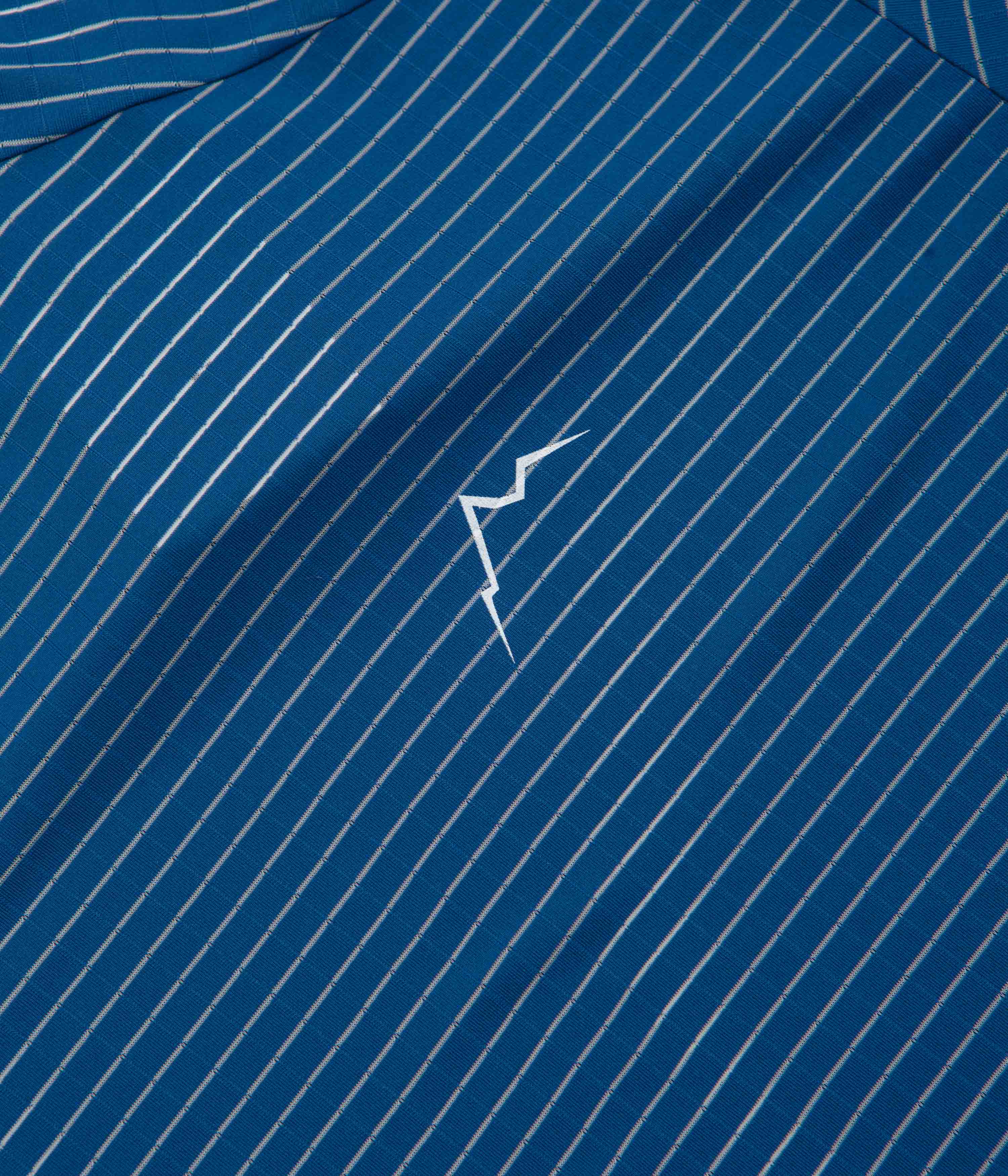 Cayl Stripe Logo T-Shirt - Blue - Image 2