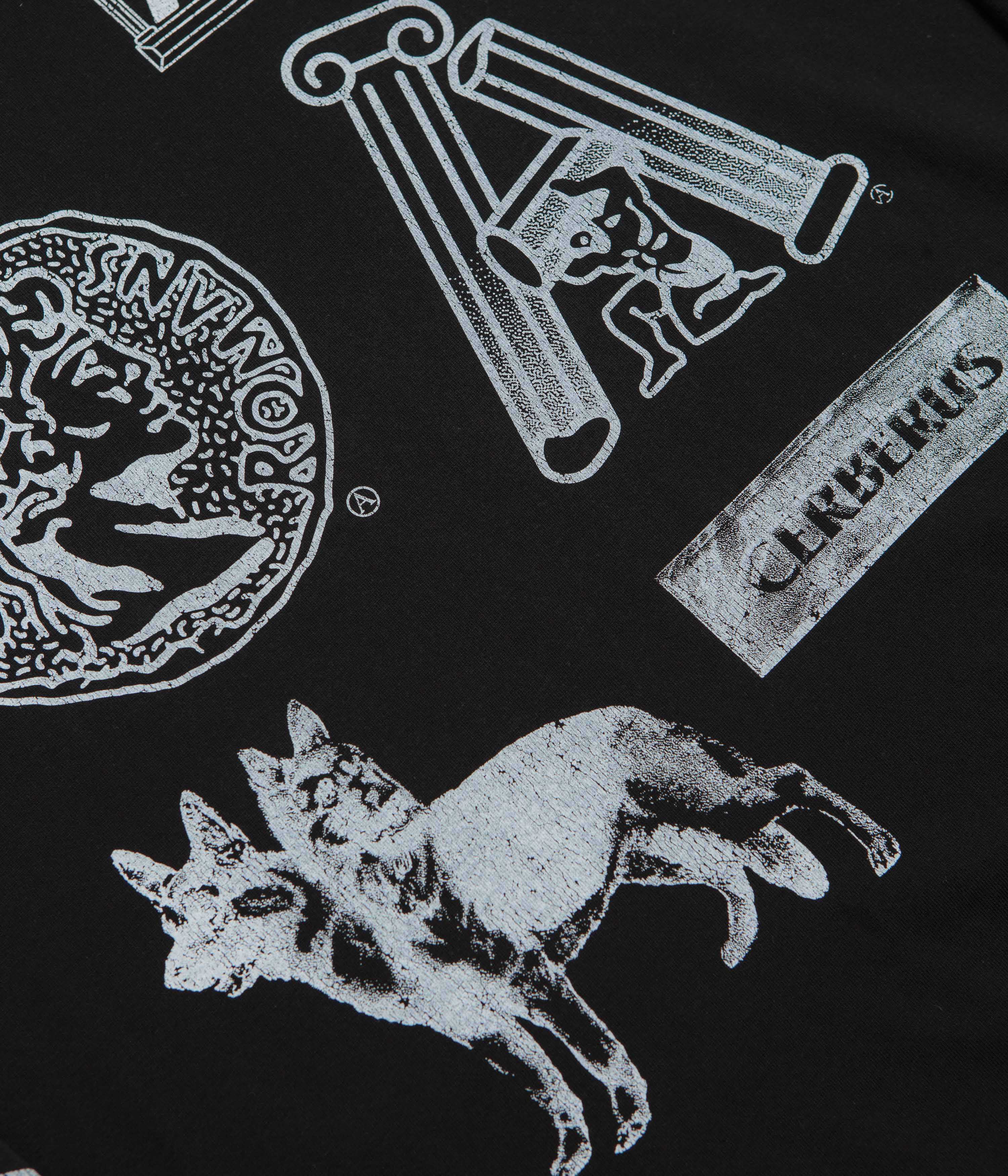Champion x Aries Sponsor Long Sleeve T-Shirt - Black - Image 4