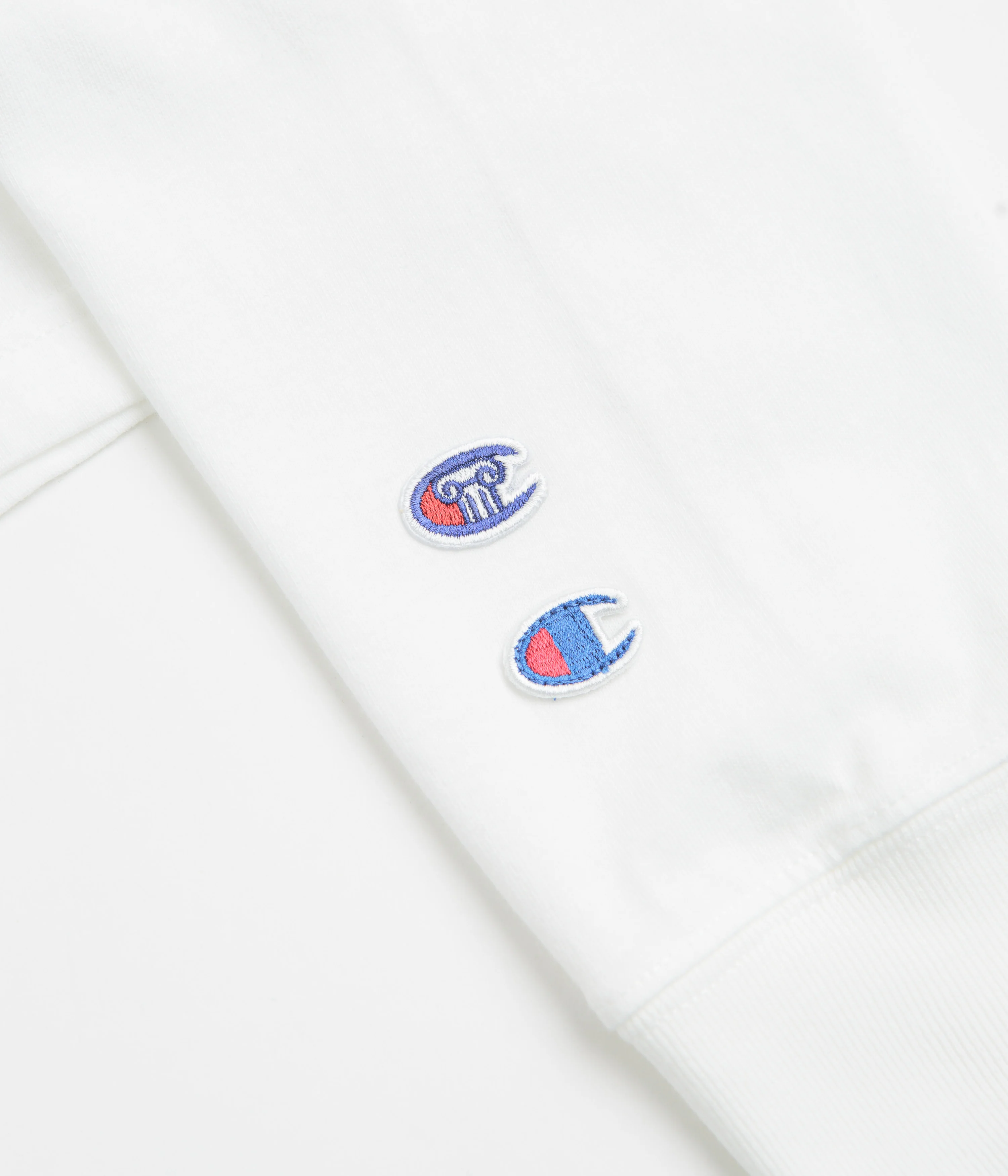 Champion x Aries Sponsor Long Sleeve T-Shirt - White - Image 8