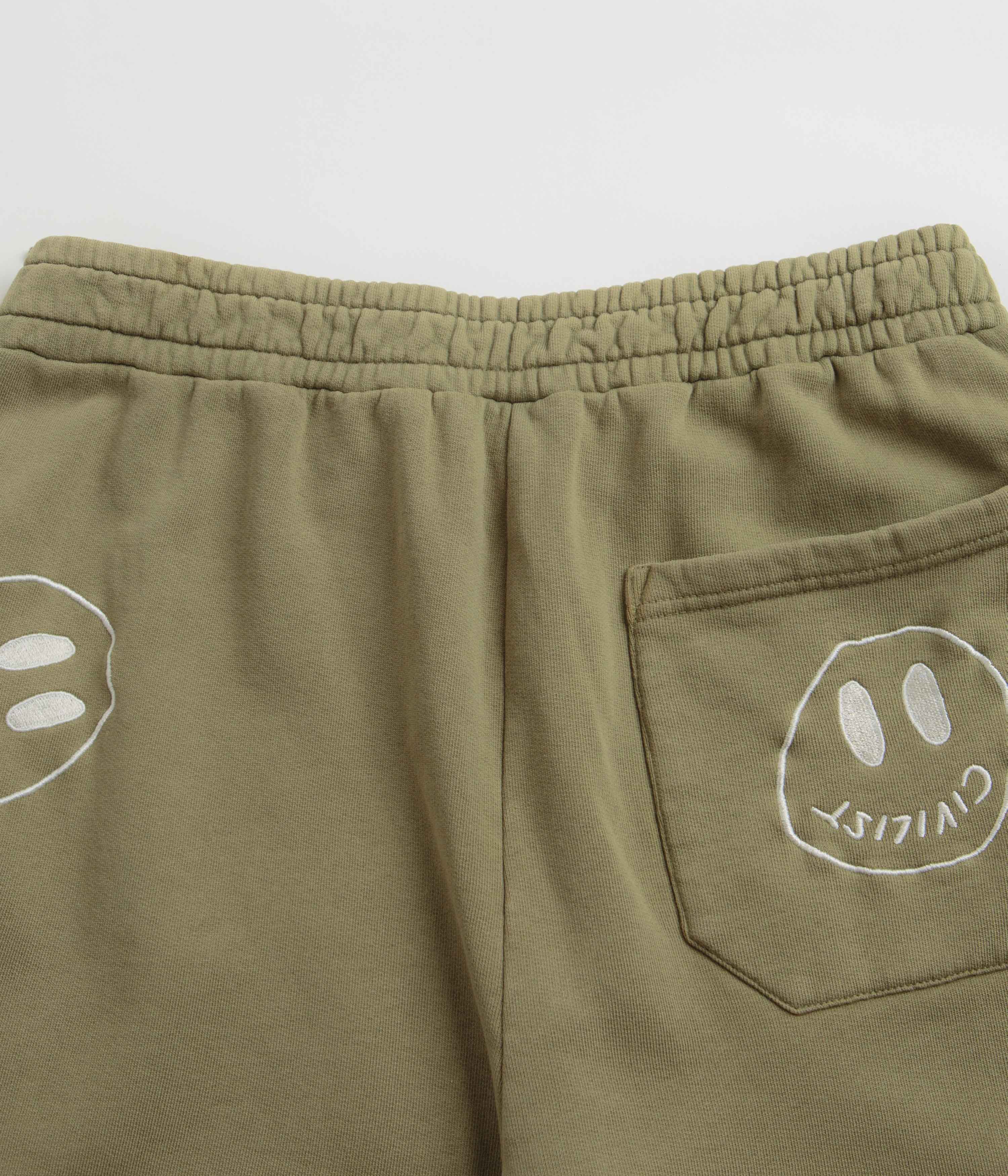 Civilist Allover Smiler Joggers - Olive - Image 4