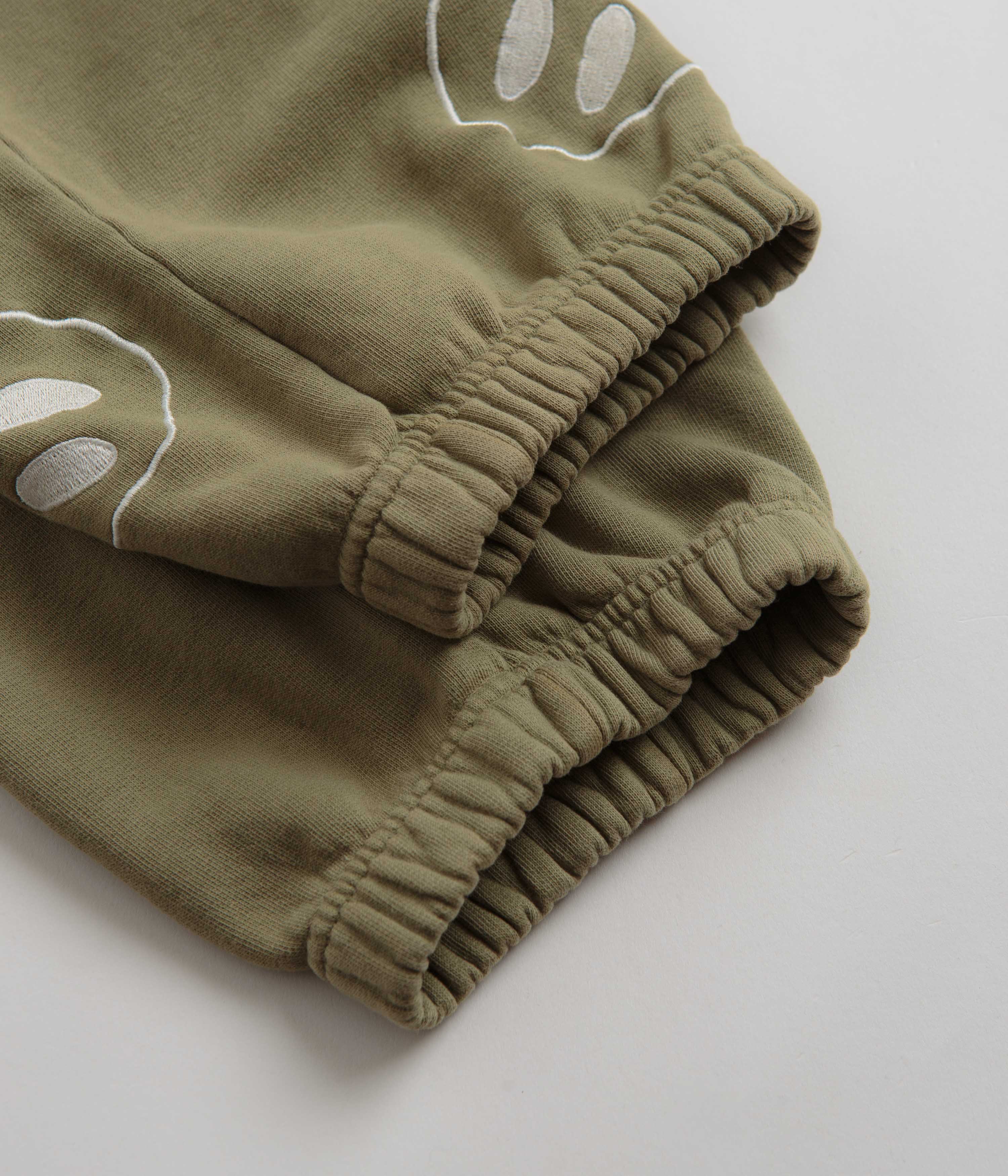 Civilist Allover Smiler Joggers - Olive - Image 6