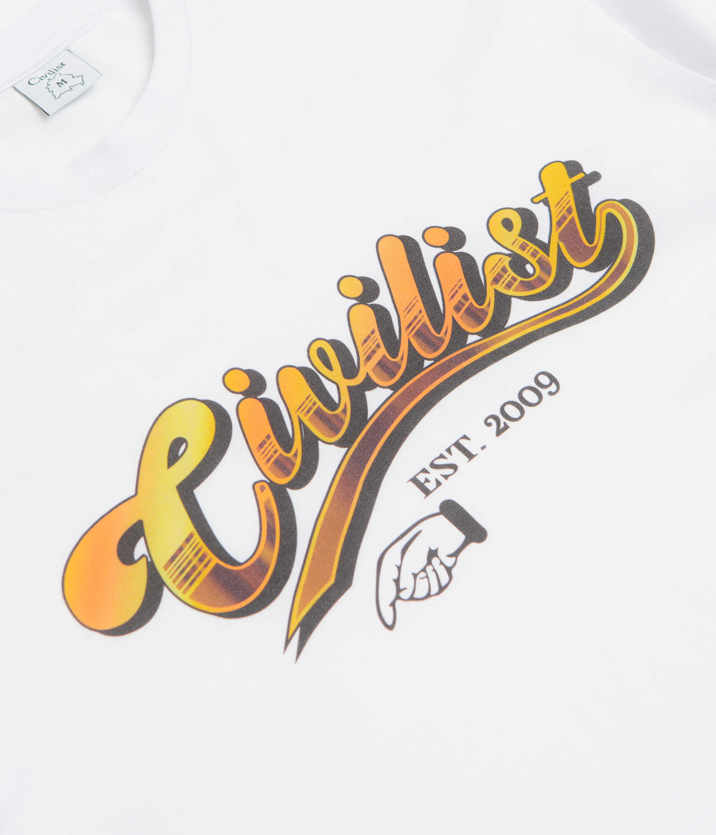 Civilist Cheers T-Shirt - White - Image 4