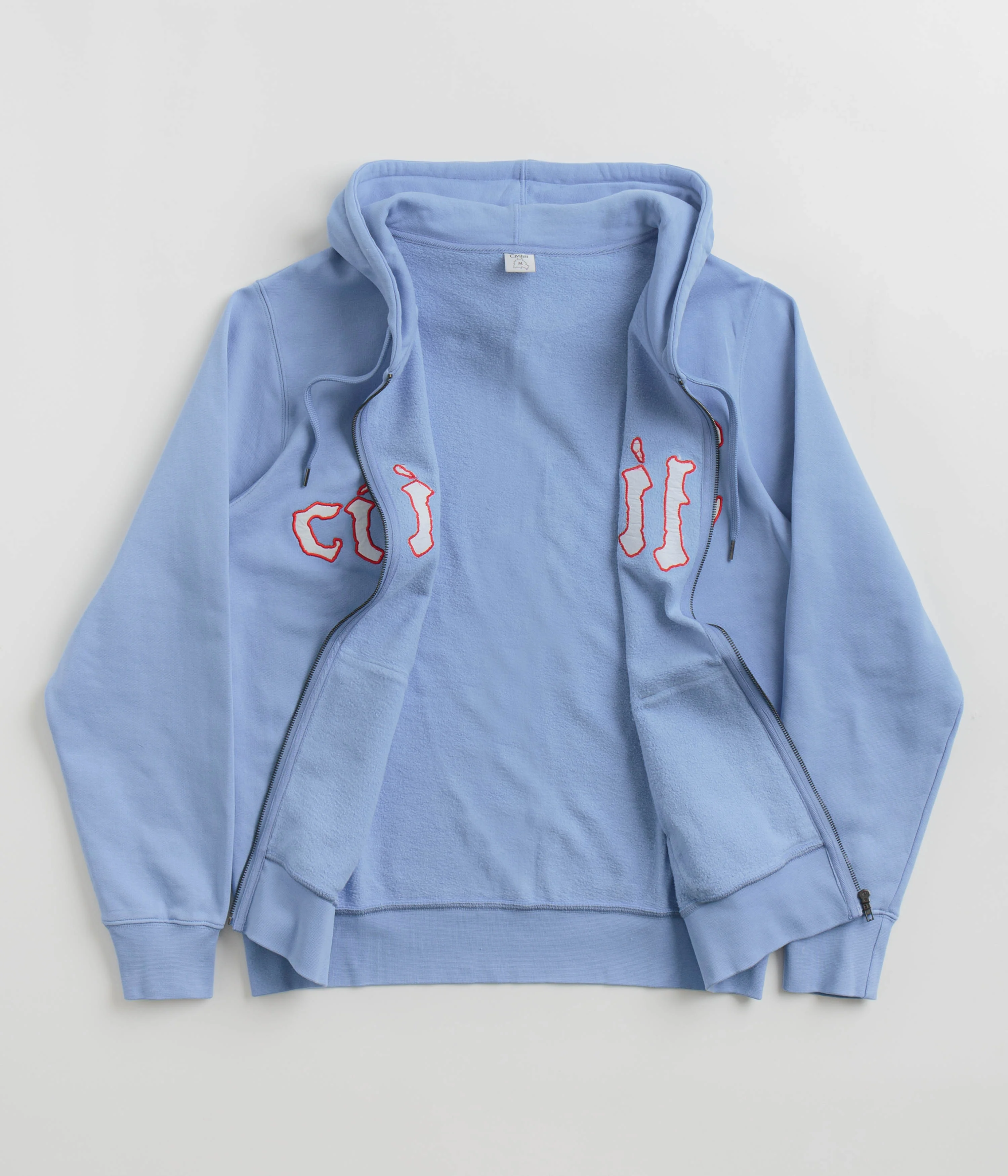 Civilist Exotique Zip Hoodie - Medium Blue - Image 5