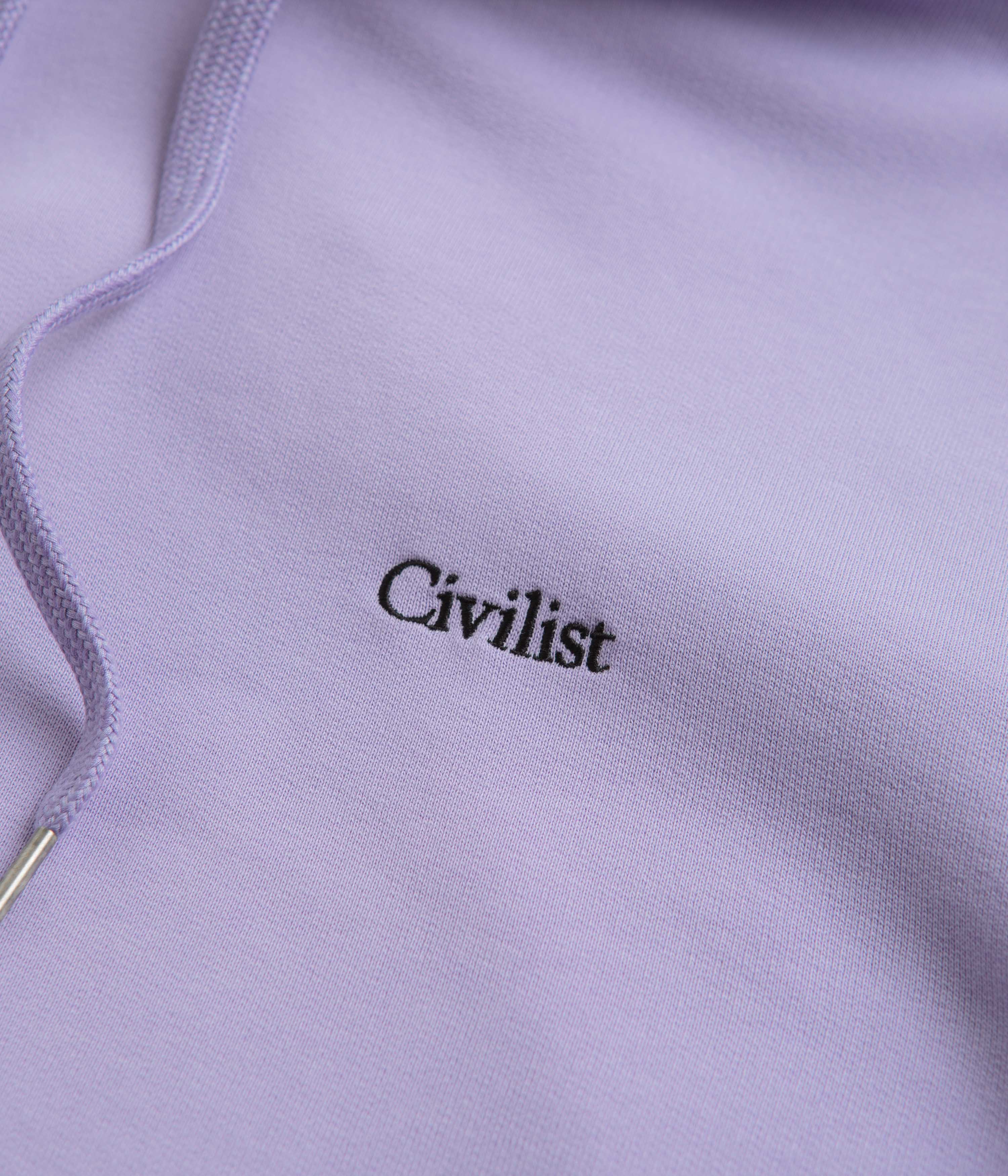 Civilist Mini Logo Hoodie - Lavender - Image 4