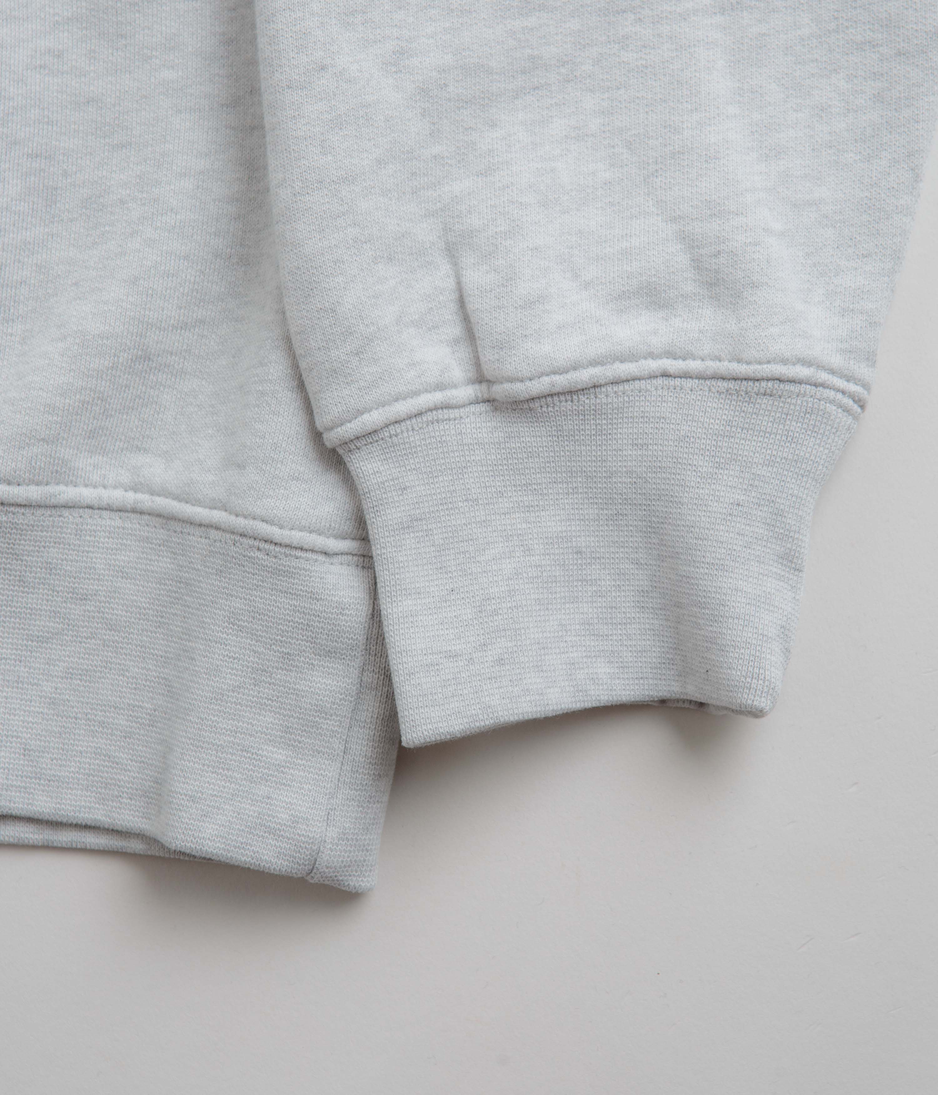 Civilist Mini Logo Hoodie - Light Heather Grey - Image 3