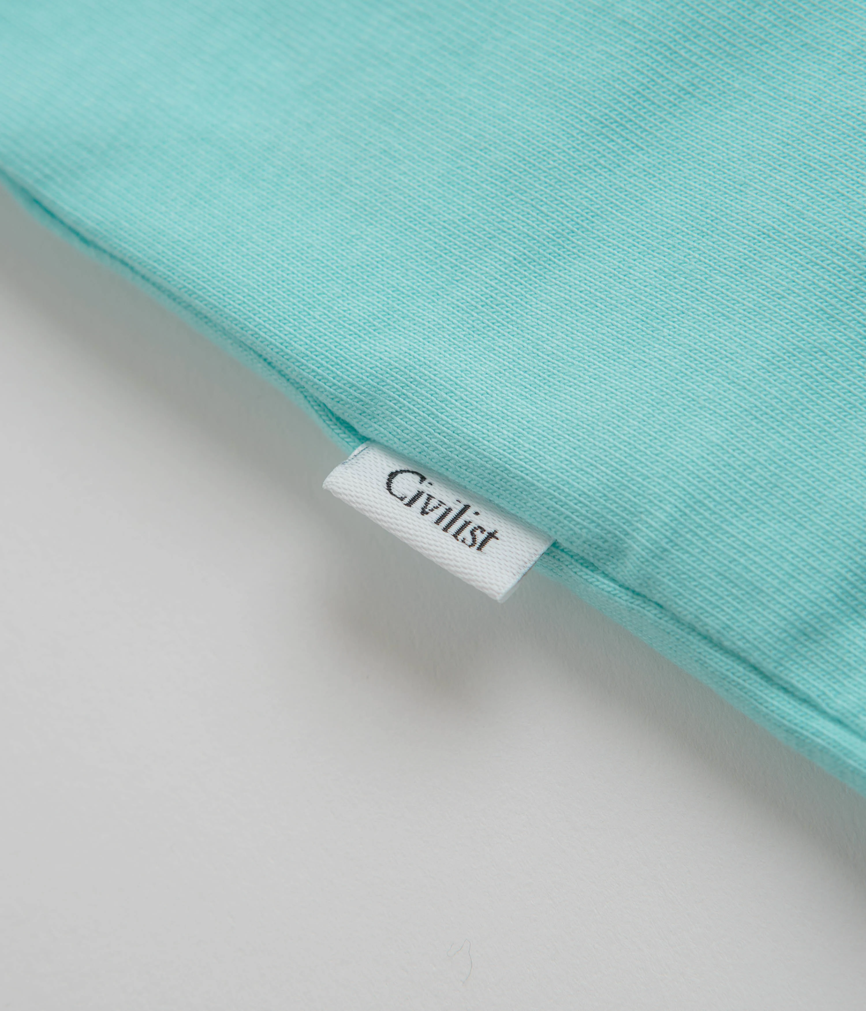 Civilist Mini Logo T-Shirt - Aqua - Image 4