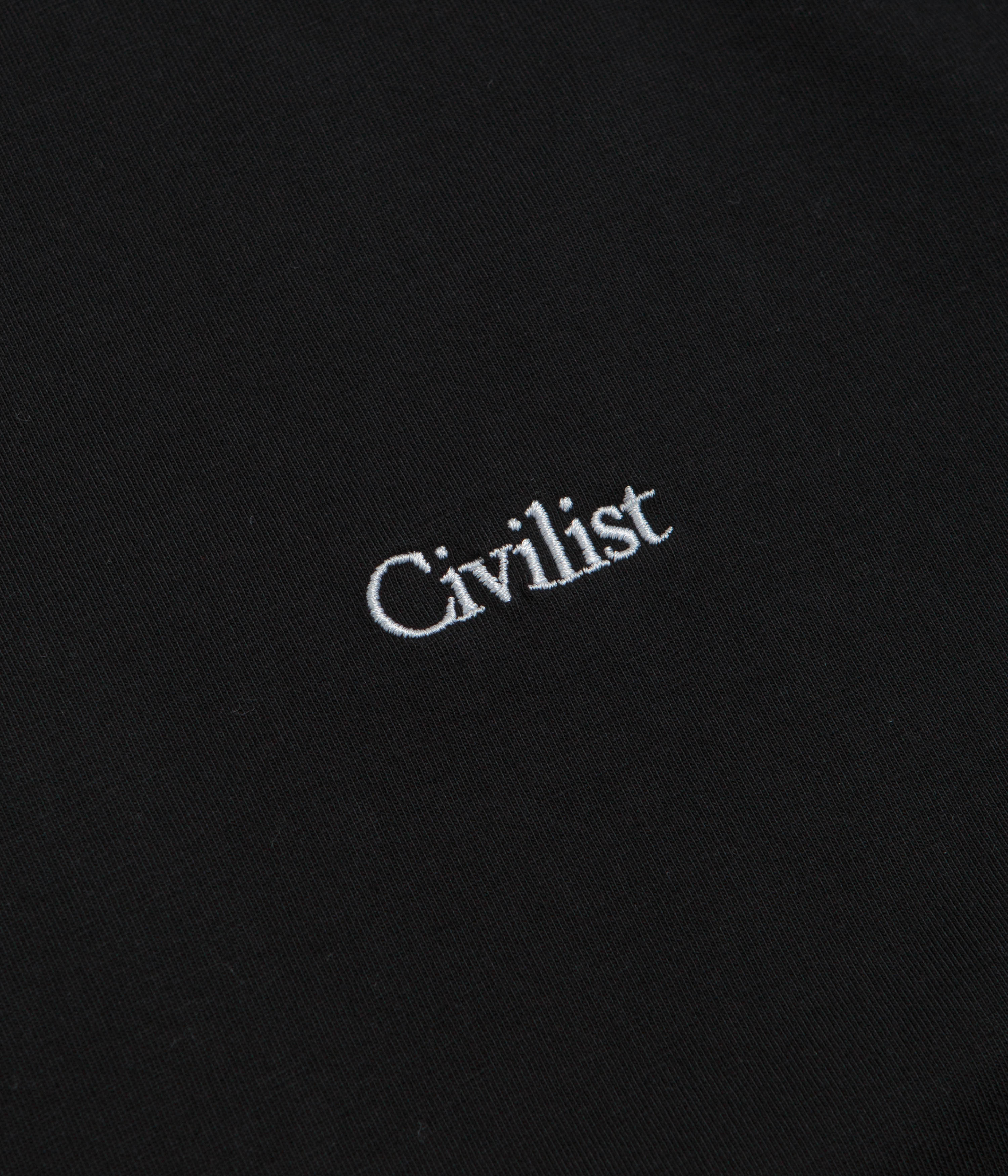 Civilist Mini Logo T-Shirt - Black - Image 3