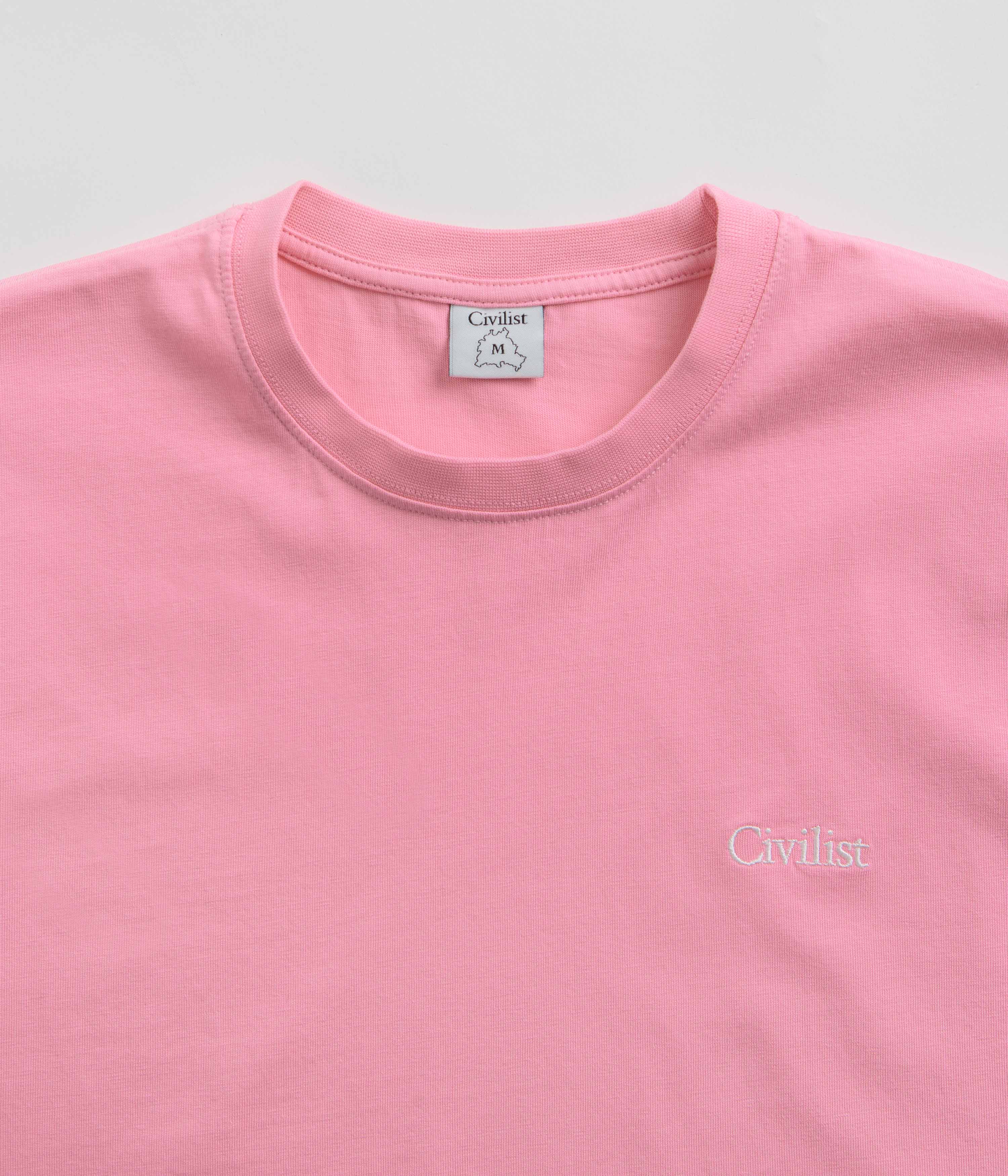Civilist Mini Logo T-Shirt - Pink - Image 3