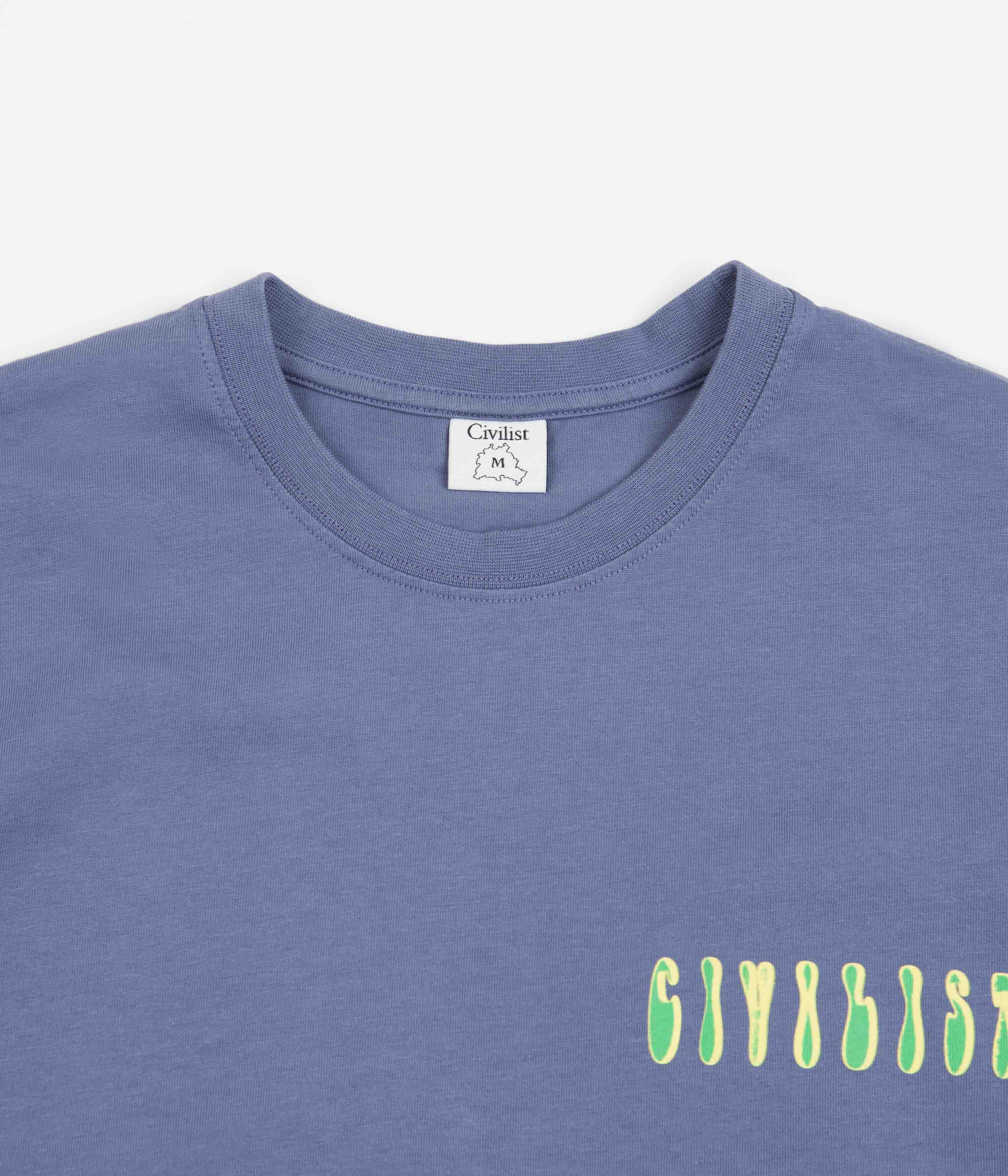 Civilist Saufklaun T-Shirt - Faded Navy - Image 4