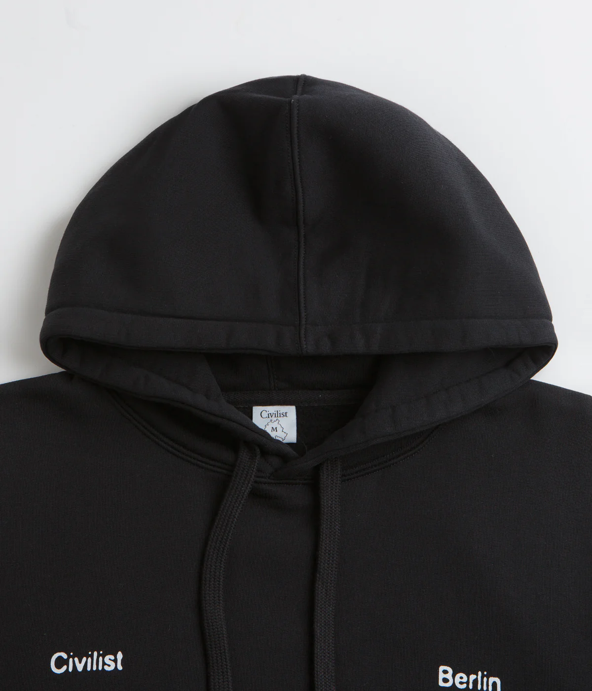 Civilist Skull Hoodie - Black - Image 3