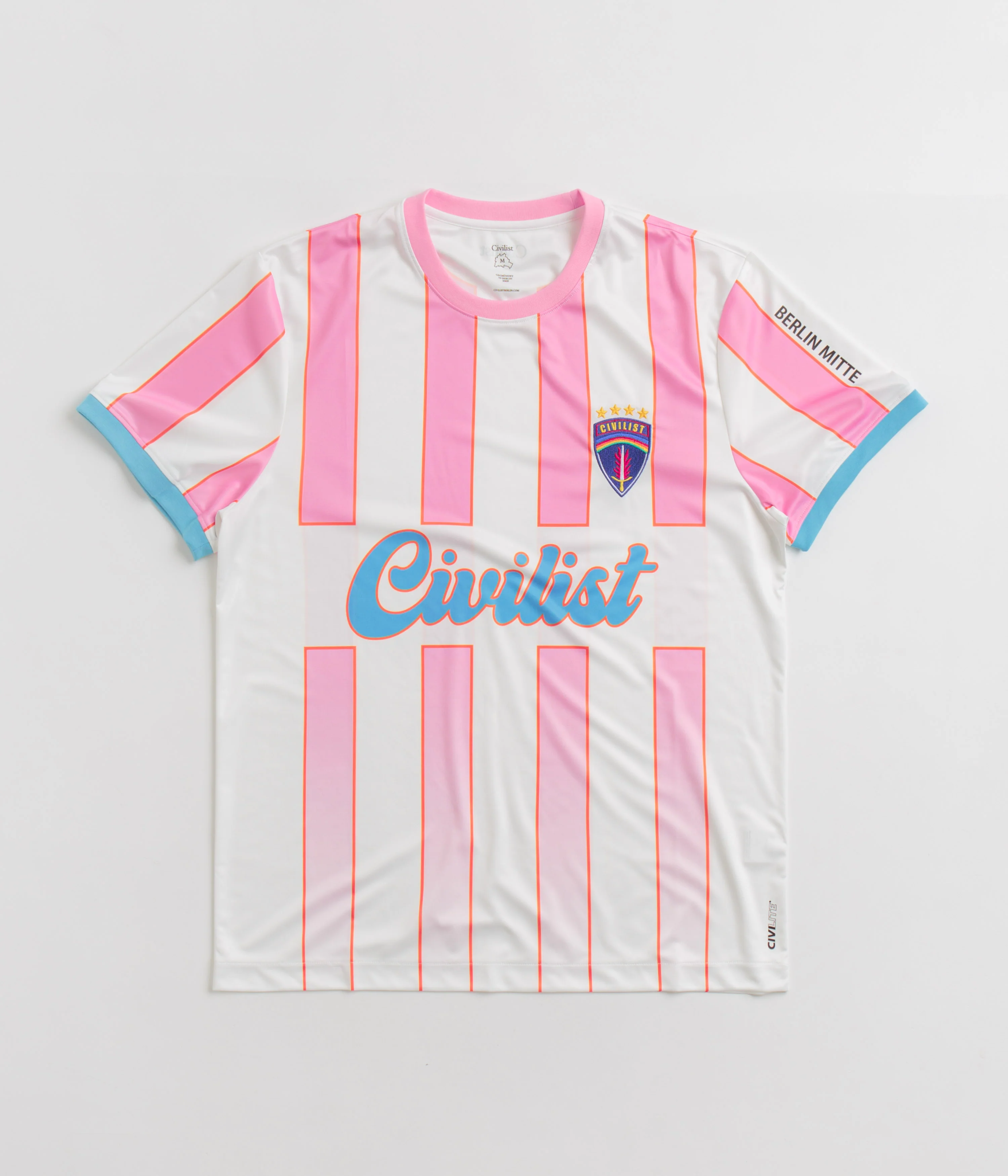 Civilist Striped Jersey - Pink / Blue