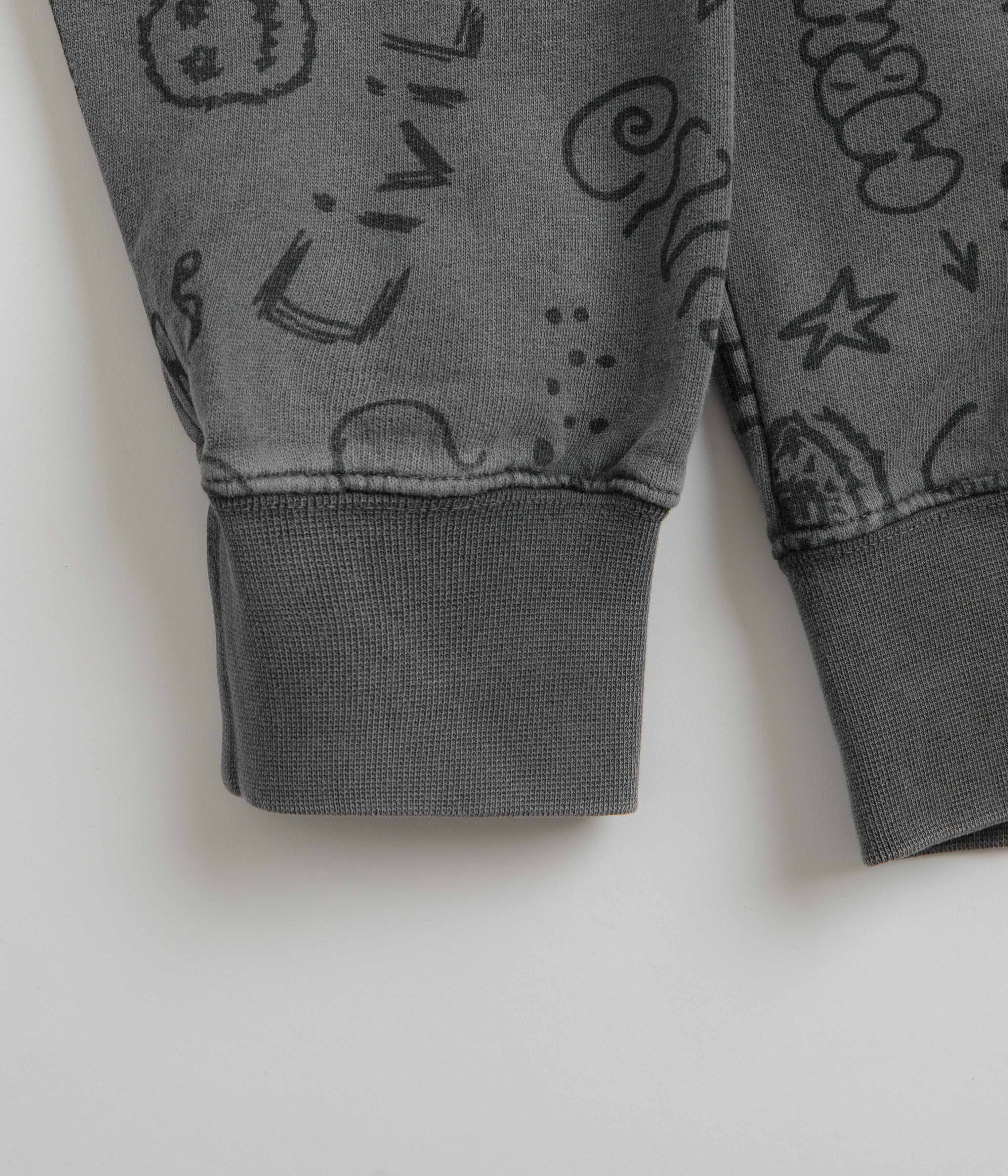 Civilist Team AOP Hoodie - Washed Black - Image 2