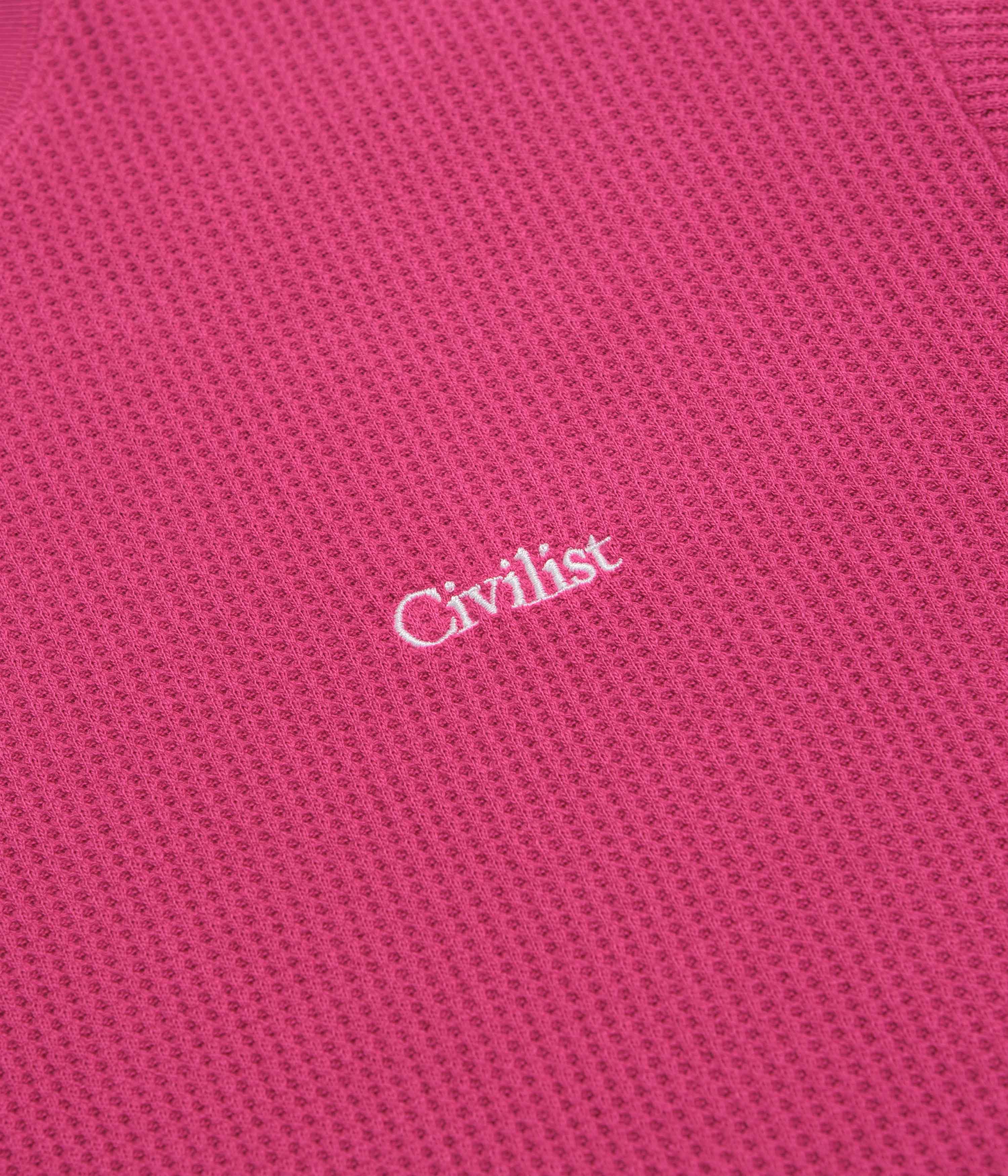 Civilist Thermal Long Sleeve T-Shirt - Fuchsia - Image 3