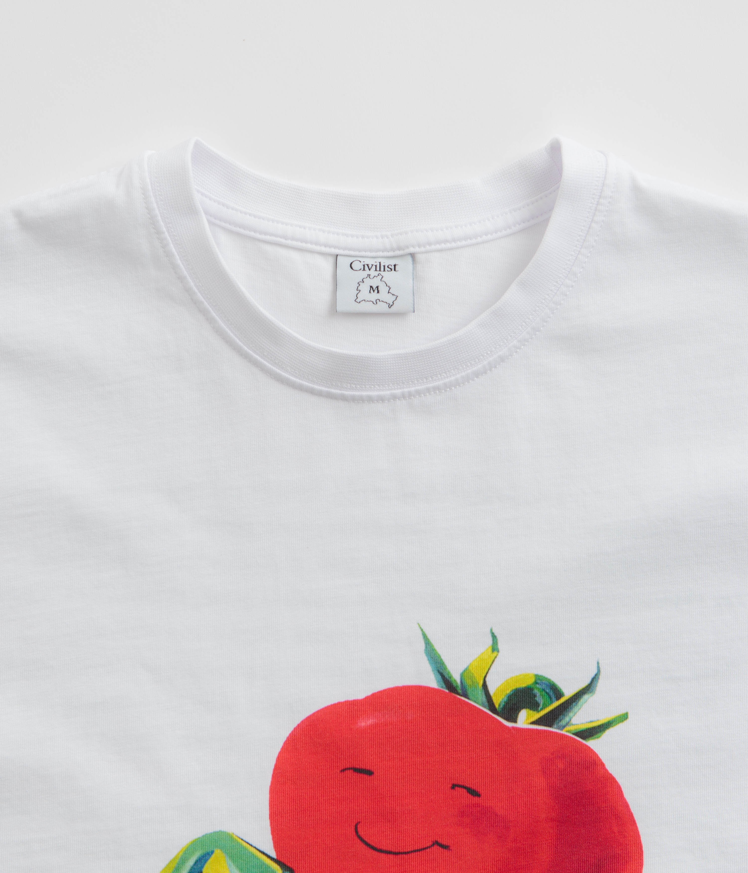 Civilist Tomato T-Shirt - White - Image 4