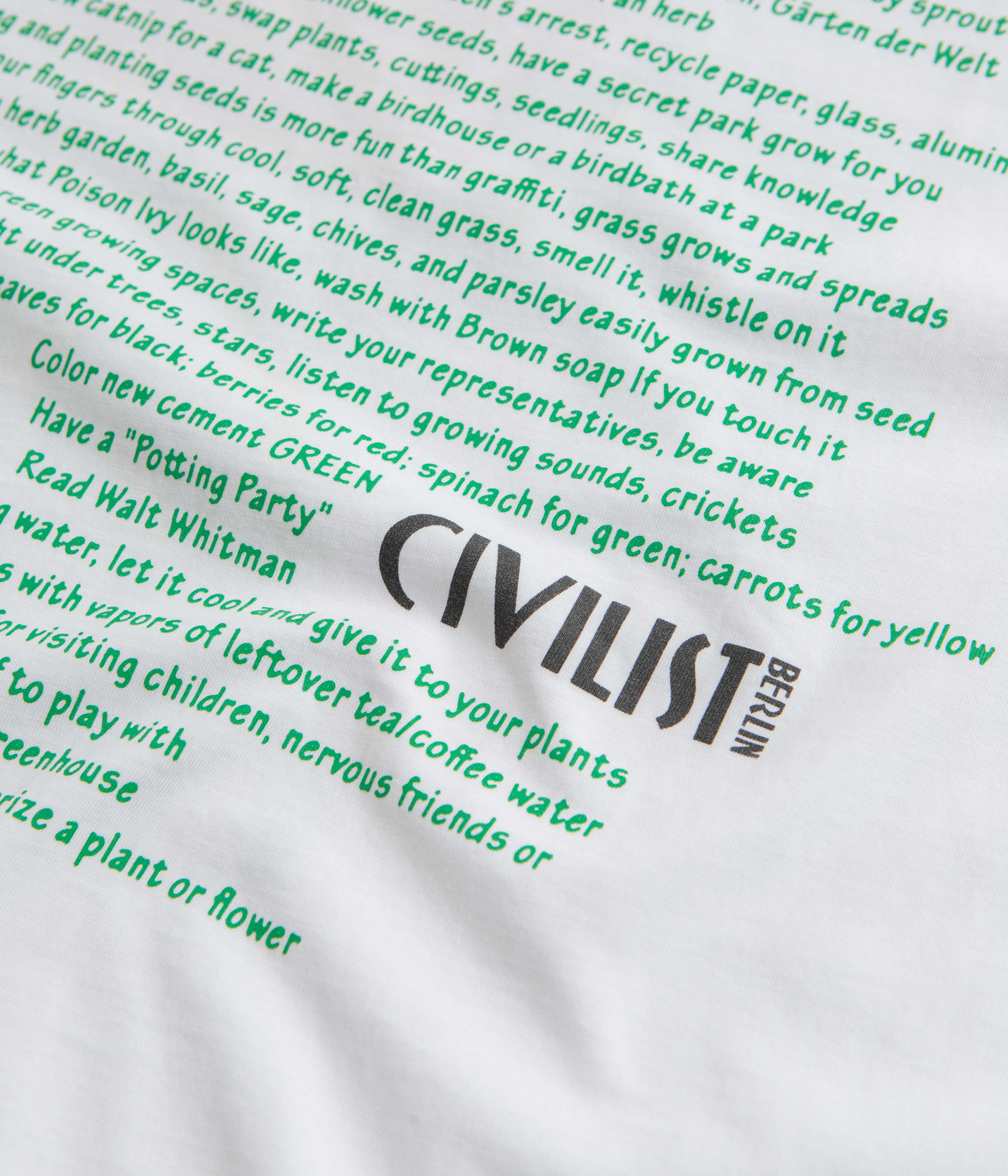 Civilist Tomato T-Shirt - White - Image 5